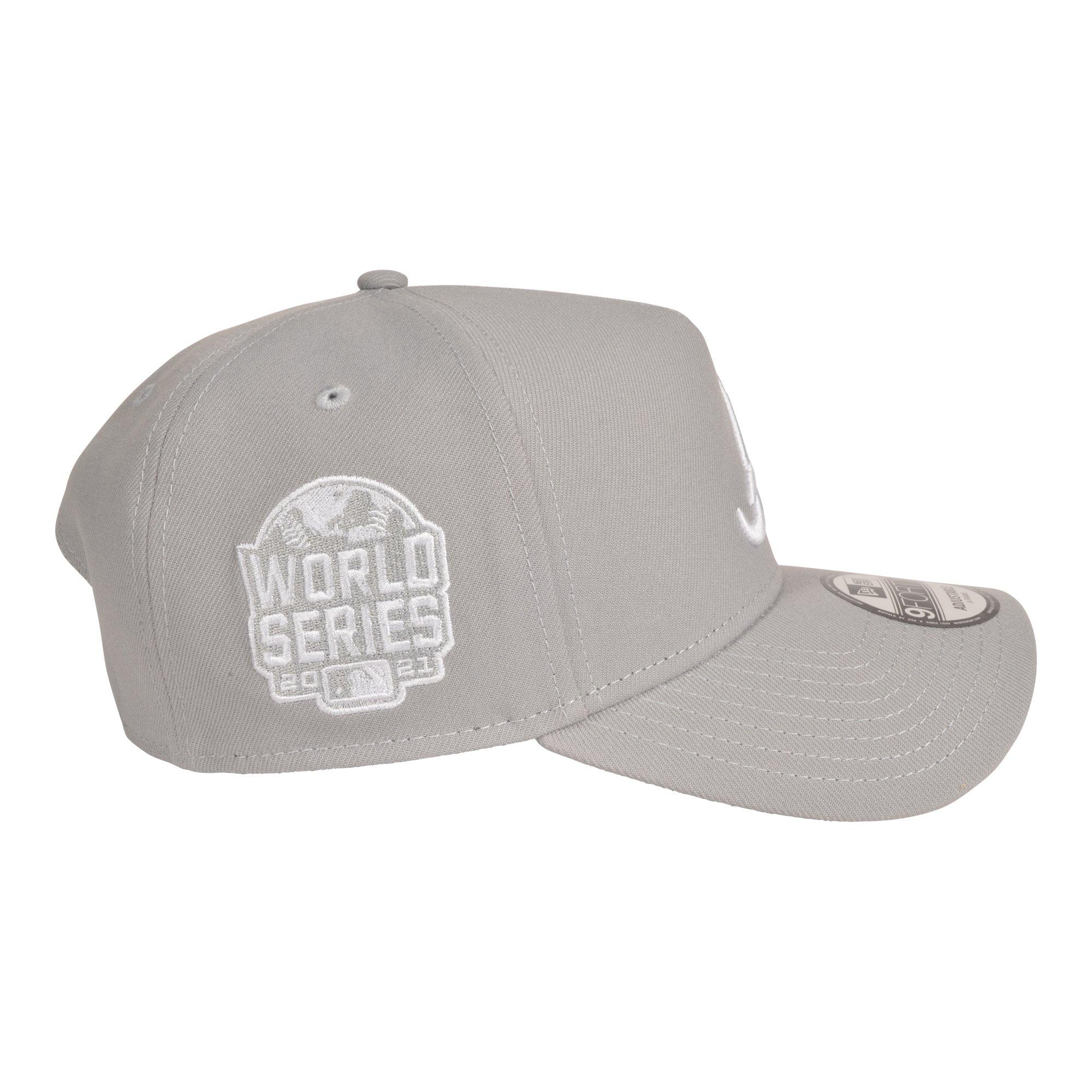 New Era Atlanta Braves 9FORTY A-Frame Color Pack Snapback Hat-Grey