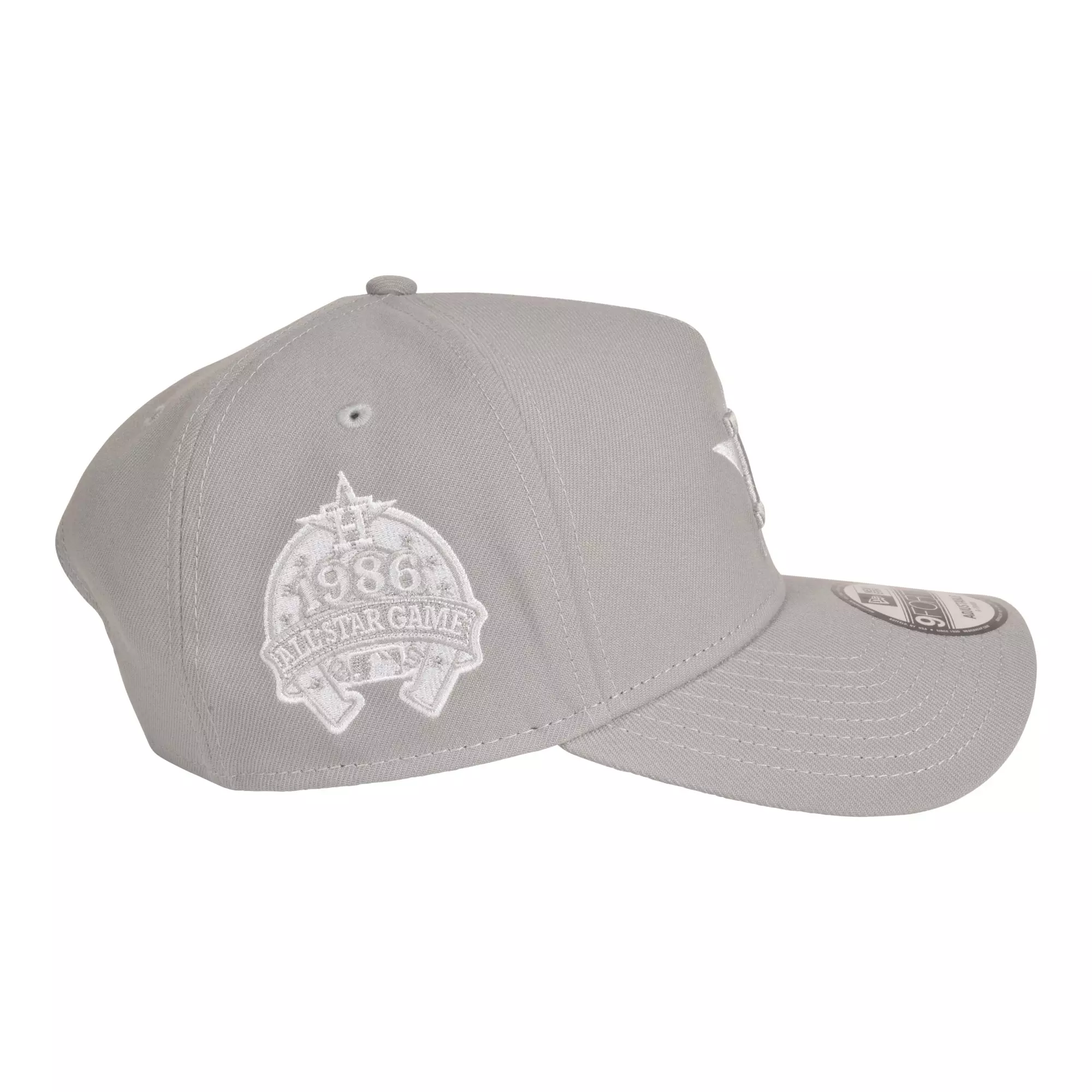 New Era Houston Astros 9FORTY A-Frame Color Pack Snapback Hat-Grey - GREY