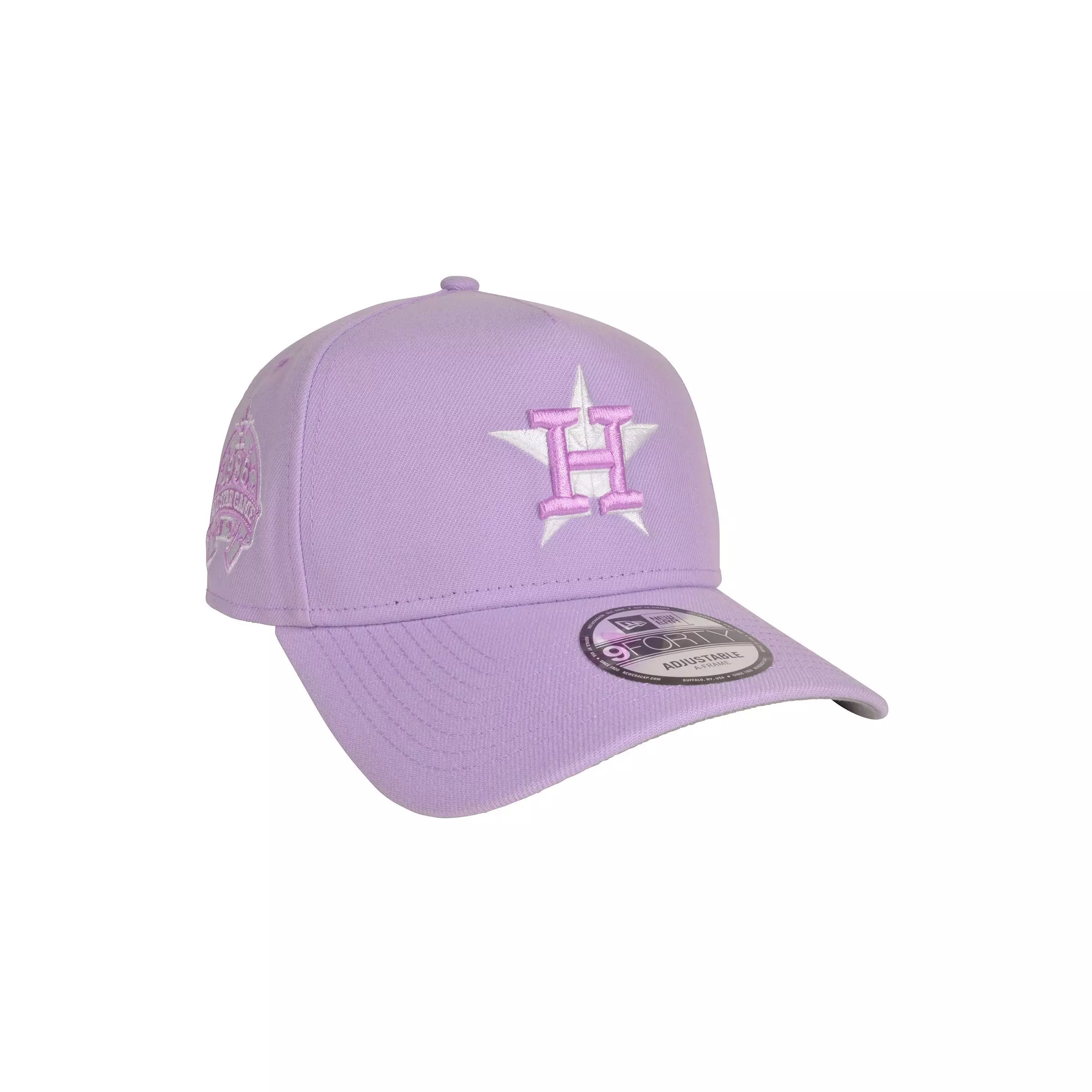 New Era Houston Astros 9FORTY A-Frame Color Pack Snapback Hat-Purple - PURPLE