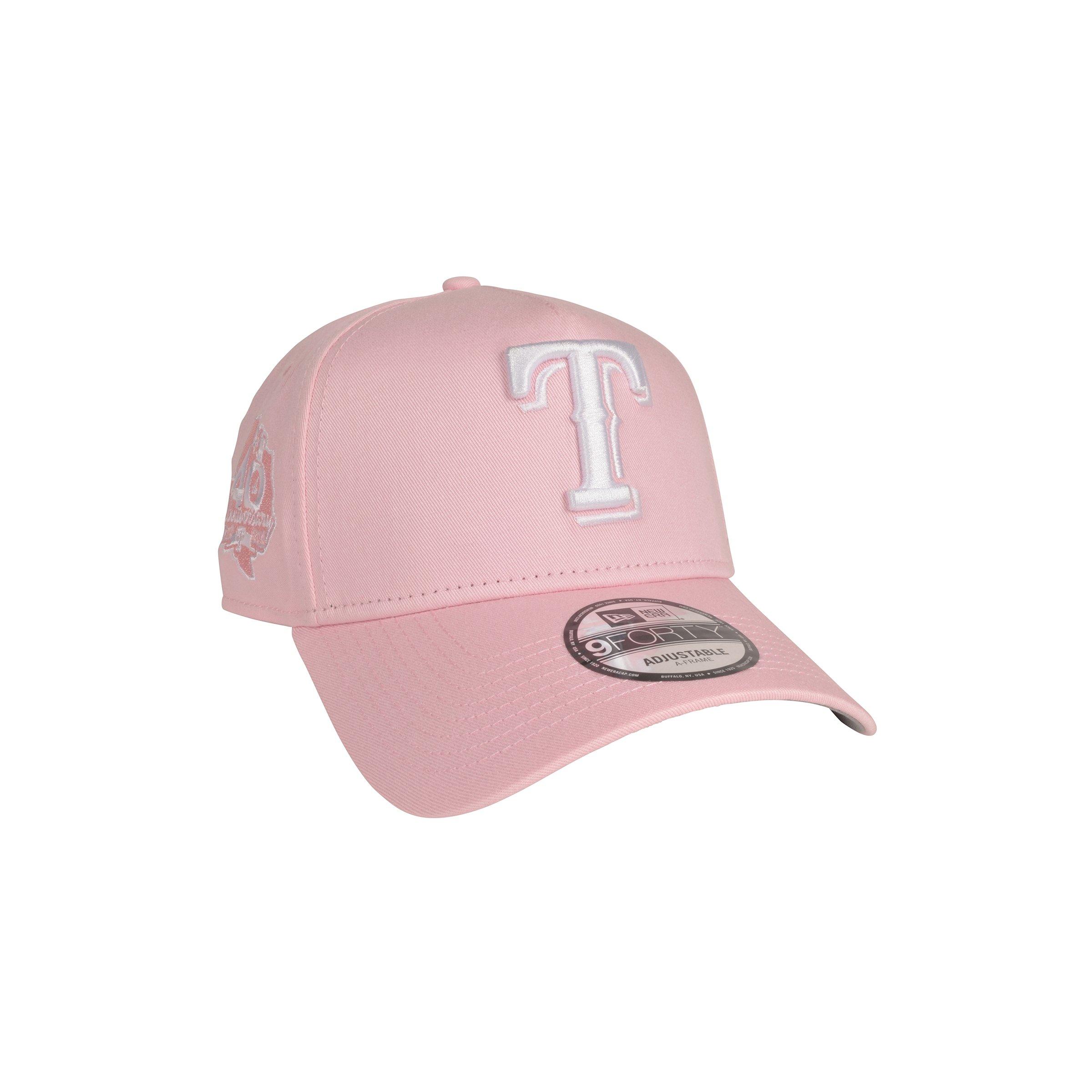 New Era Texas Rangers 9FORTY A-Frame Color Pack Pink Snapback Hat