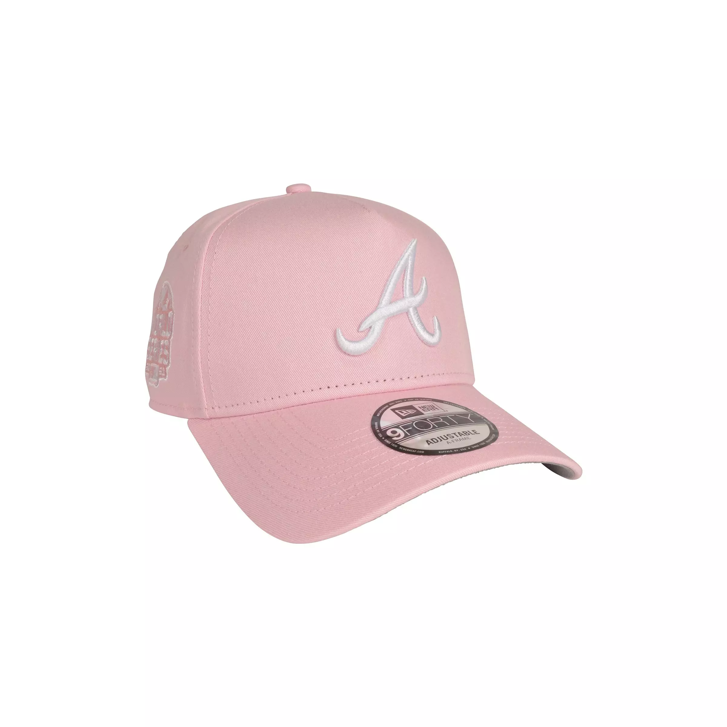 New Era Atlanta Braves 9FORTY A-Frame Color Pack Snapback Hat-Pink - PINK