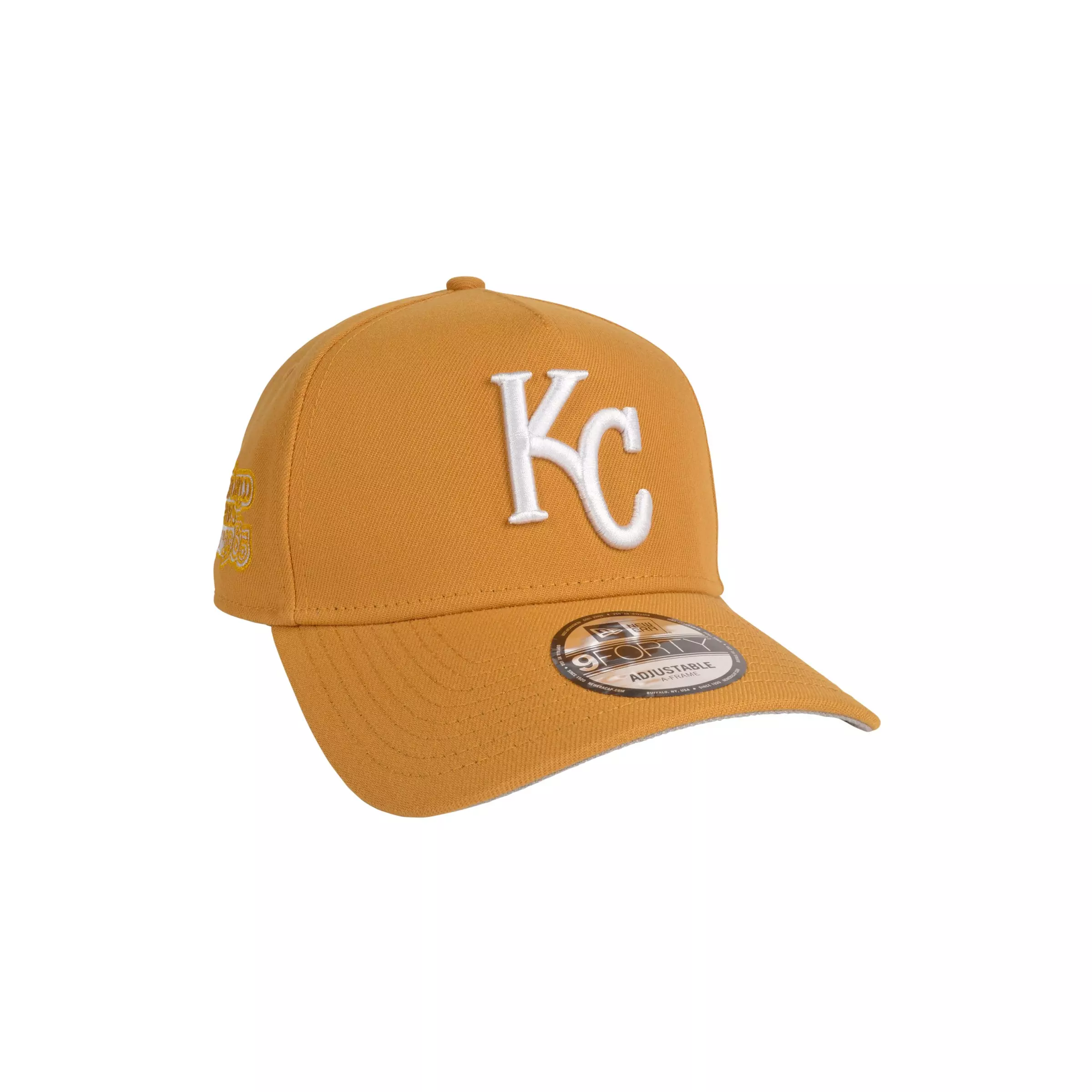 New Era Kansas City Royals 9FORTY A-Frame Color Pack Snapback Hat-Tan - TAN