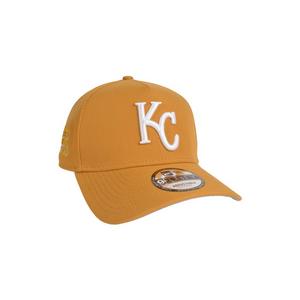 New Era Kansas City Royals 9FORTY A-Frame Color Pack Snapback Hat-Tan