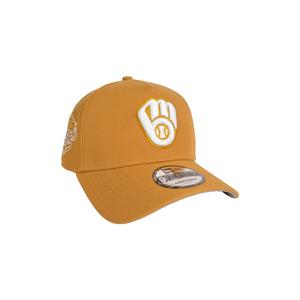 New Era Milwaukee Brewers 9FORTY A-Frame Color Pack Snapback Hat-Tan