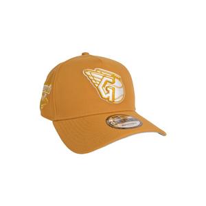 New Era Cleveland Guardians 9FORTY A-Frame Color Pack Snapback Hat-Tan