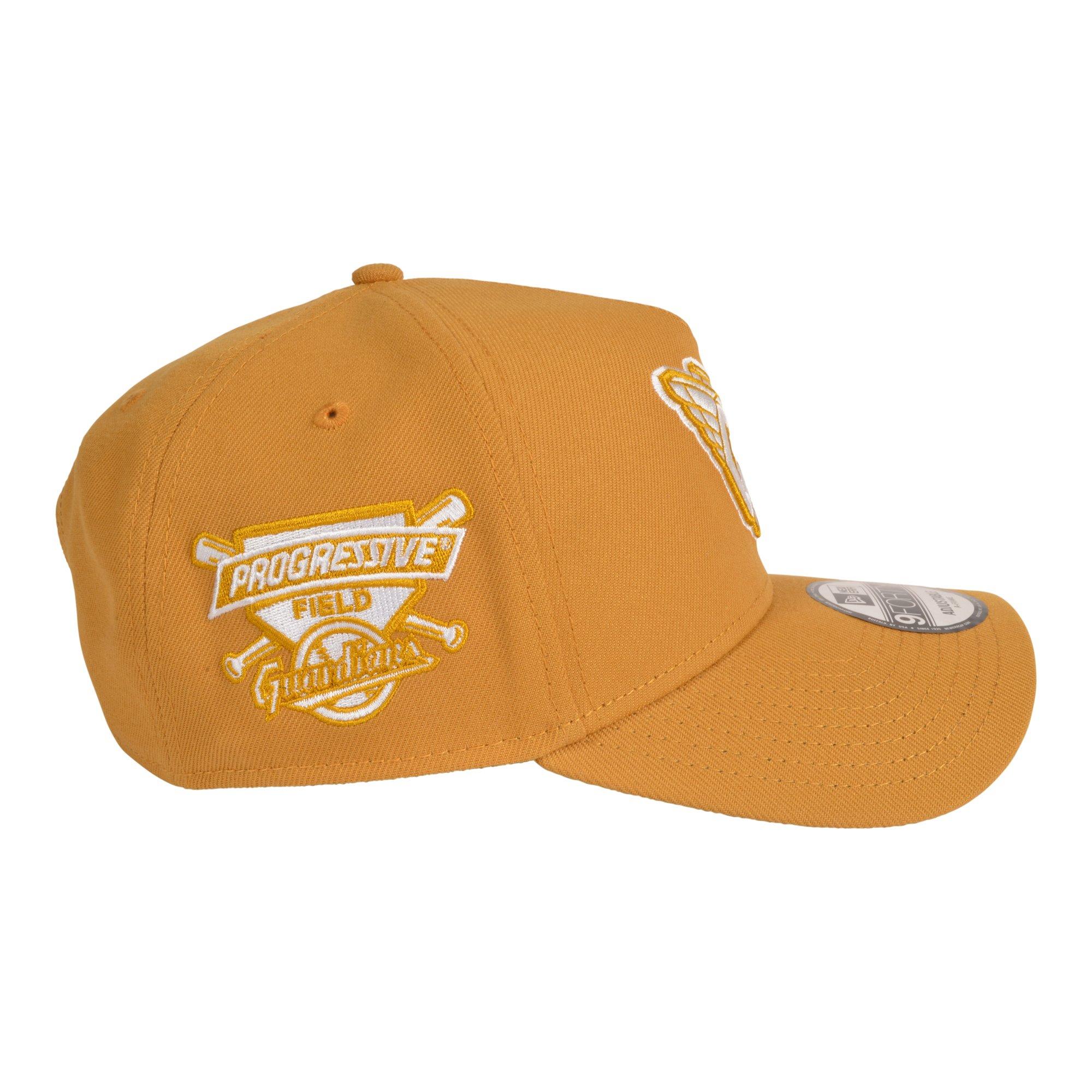 New Era Cleveland Guardians 9FORTY A-Frame Color Pack Snapback Hat-Tan