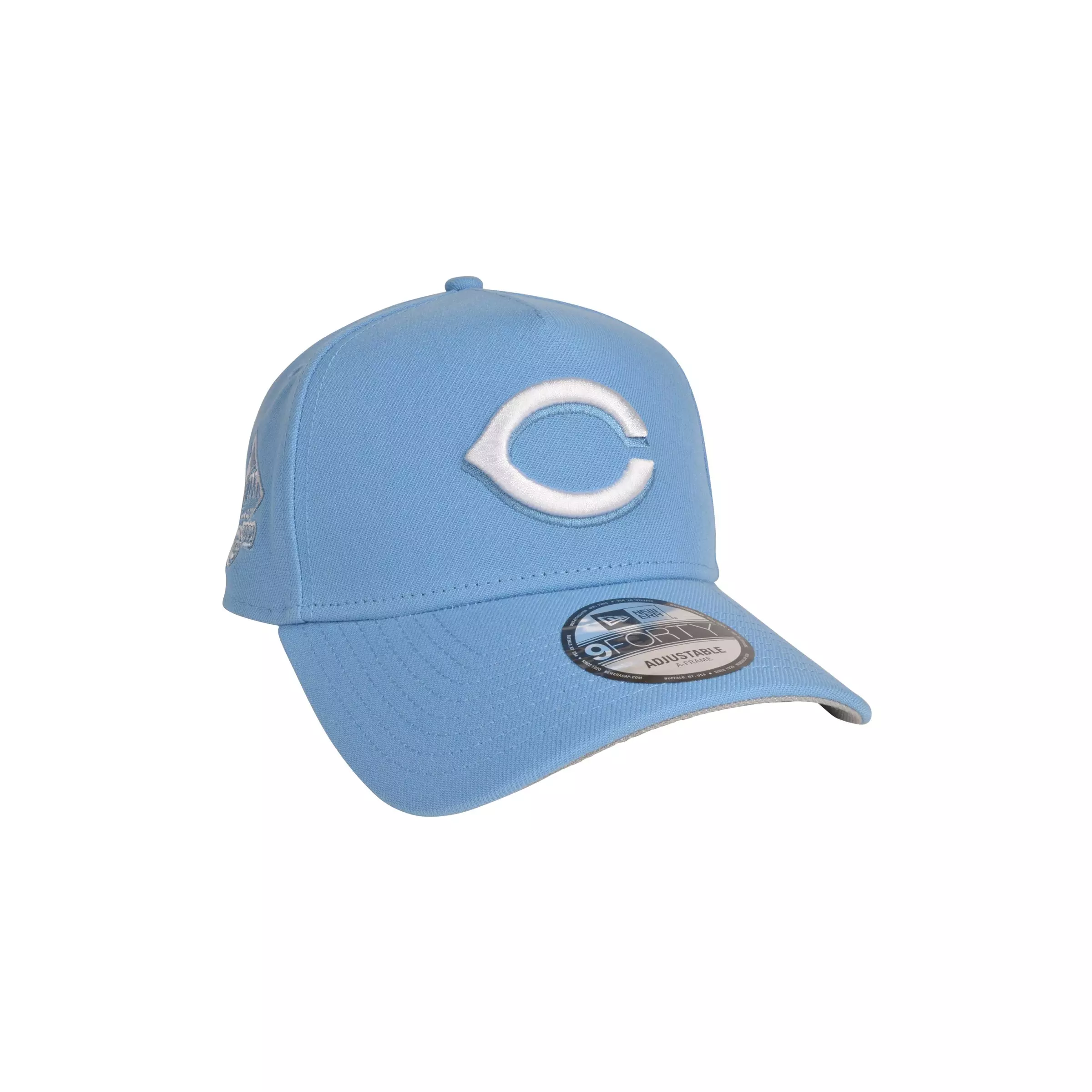 New Era Cincinnati Reds 9FORTY A-Frame Color Pack Snapback Hat-Light Blue - LT BLUE