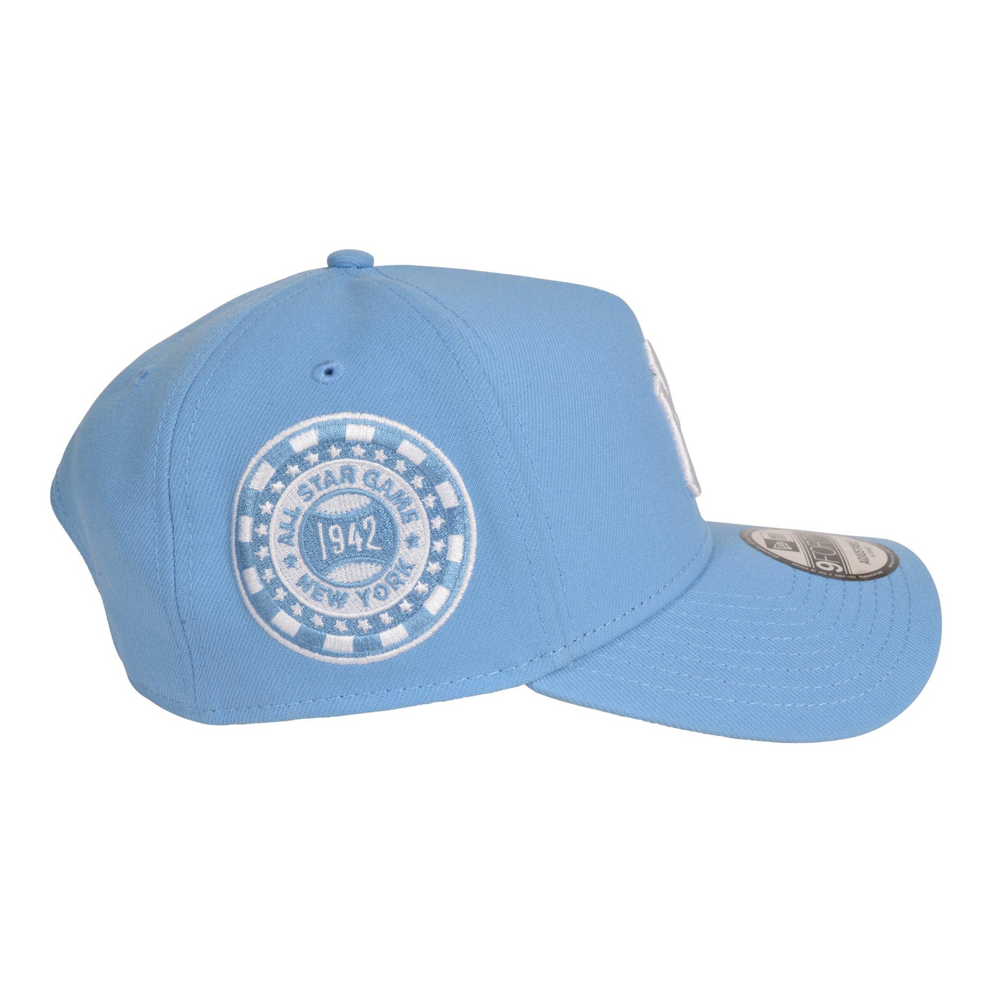 New Era New York Yankees 9FORTY A-Frame Color Pack Snapback Hat-Light Blue