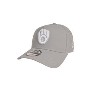 New Era Milwaukee Brewers 9FORTY A-Frame Color Pack Snapback Hat-Grey