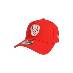 New Era Milwaukee Brewers 9FORTY A-Frame Color Pack Snapback Hat-Red