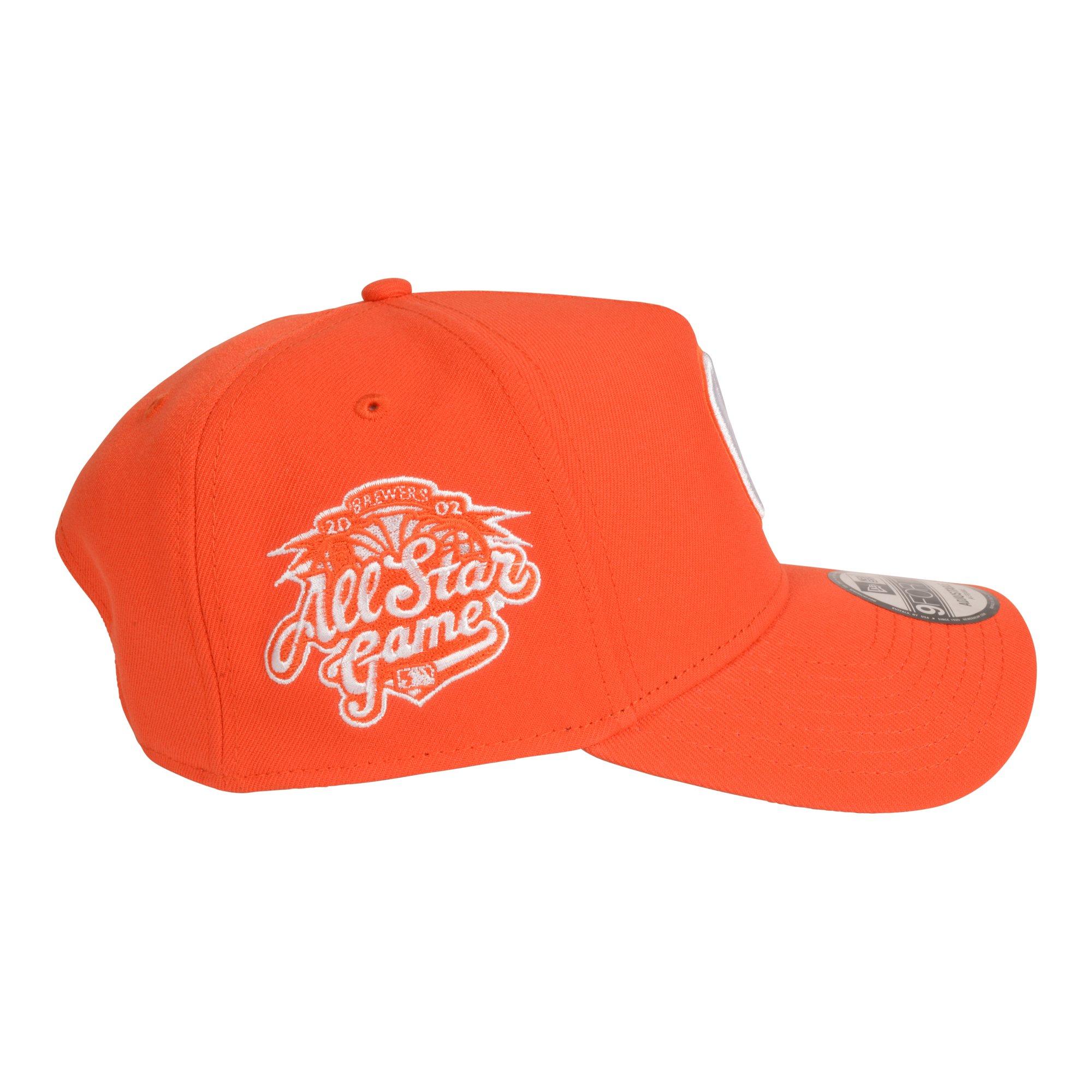 New Era Milwaukee Brewers 9FORTY A-Frame Color Pack Snapback Hat-Orange