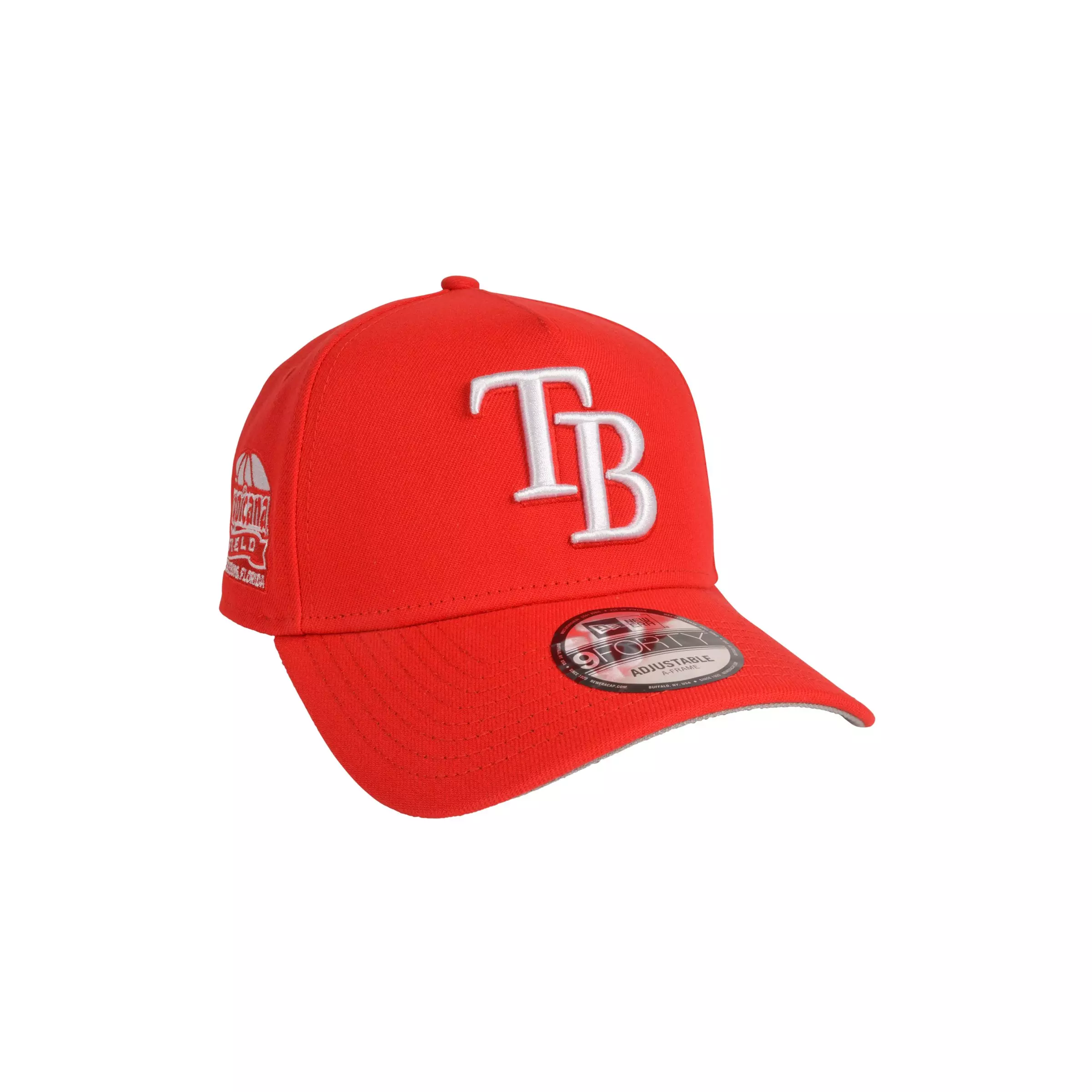 New Era Tampa Bay Rays 9FORTY A-Frame Color Pack Snapback Hat-Red - RED