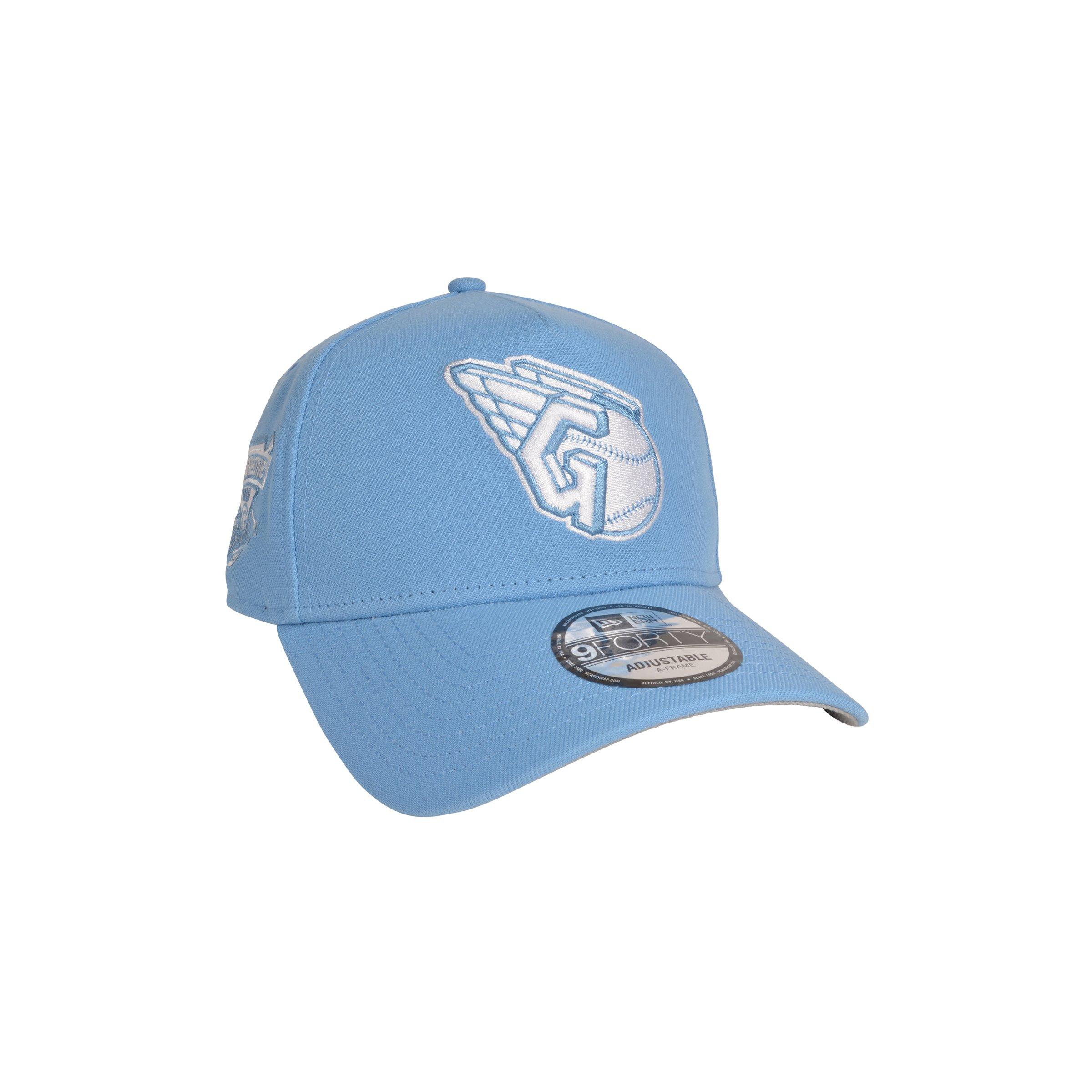 New Era Cleveland Guardians 9FORTY A-Frame Color Pack Snapback Hat-Light Blue