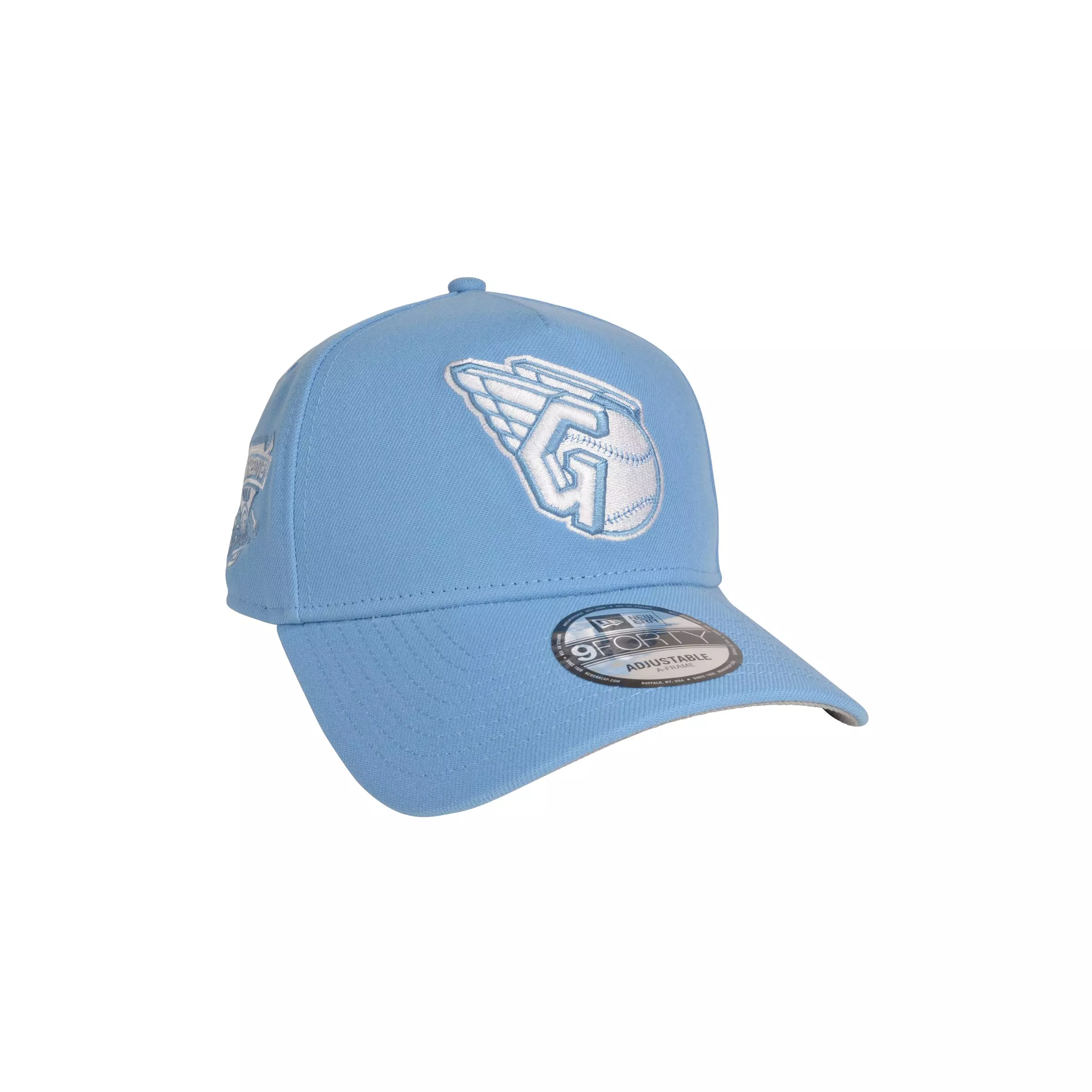 New Era Cleveland Guardians 9FORTY A-Frame Color Pack Snapback Hat-Light Blue - LT BLUE