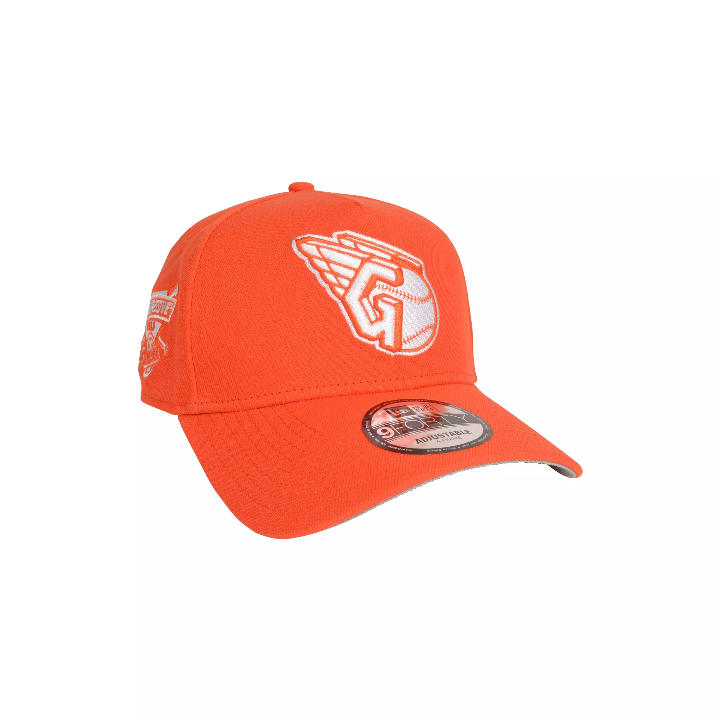 New Era Cleveland Guardians 9FORTY A-Frame Color Pack Snapback Hat-Orange - ORANGE