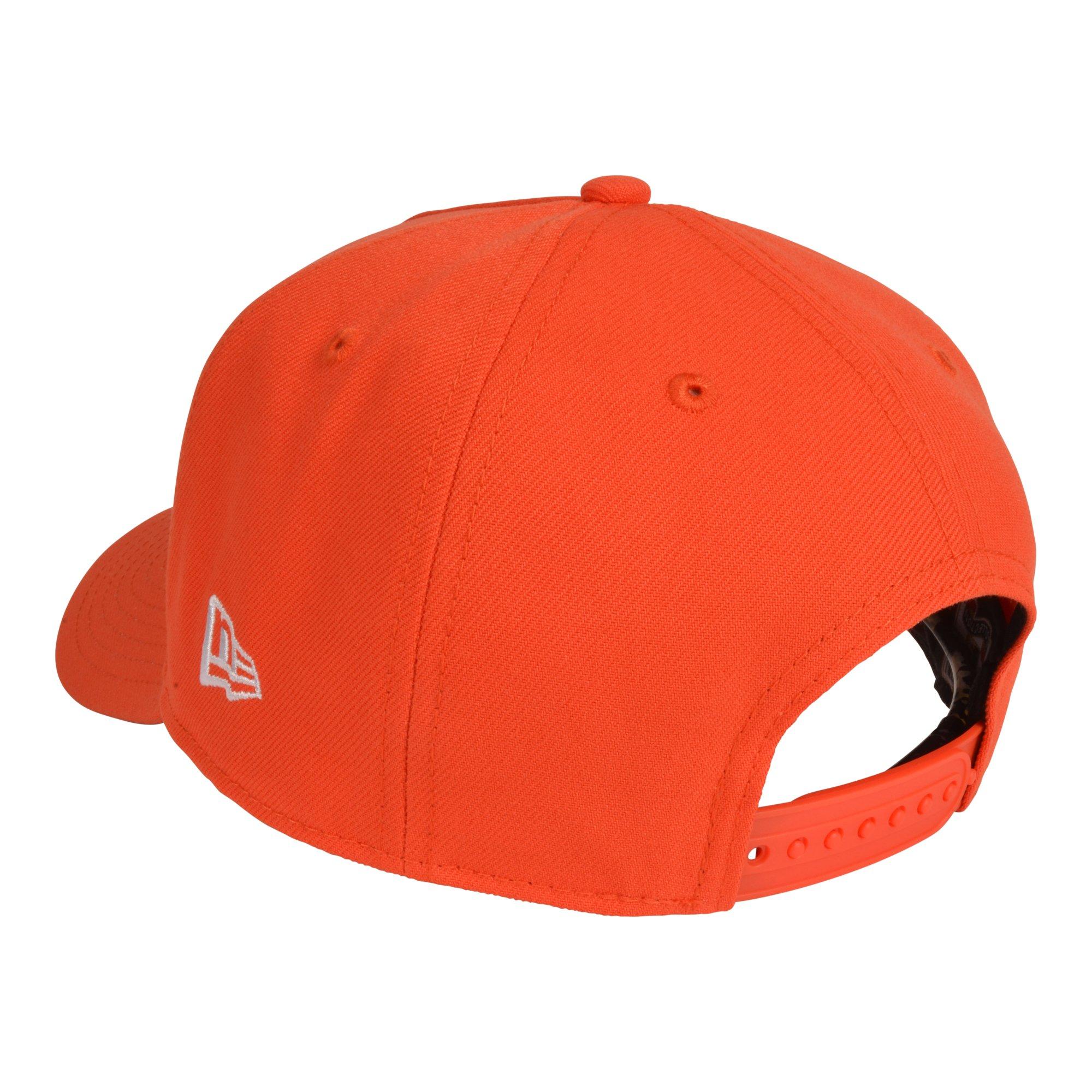 New Era Cleveland Guardians 9FORTY A-Frame Color Pack Snapback Hat-Orange