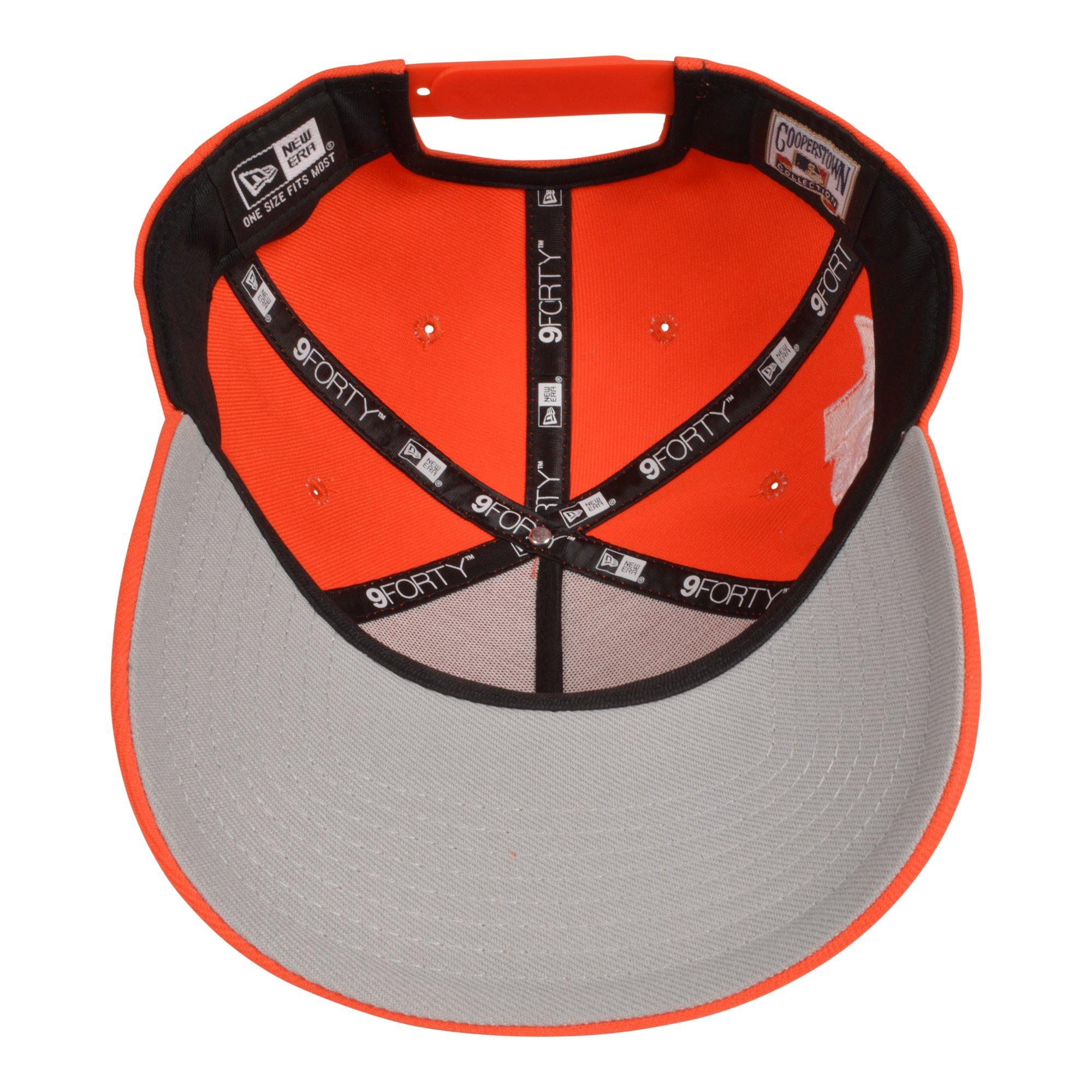 New Era Cleveland Guardians 9FORTY A-Frame Color Pack Snapback Hat-Orange