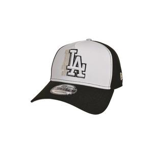 New Era Los Angeles Dodgers 9FORTY A-Frame Hat-Black/White/Silver
