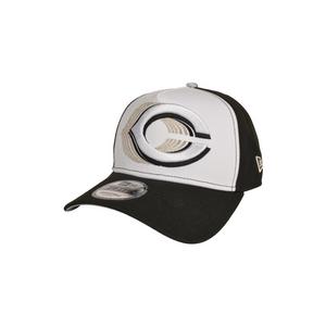 New Era Cincinnati Reds 9FORTY A-Frame Snapback Hat-Black/White/Silver