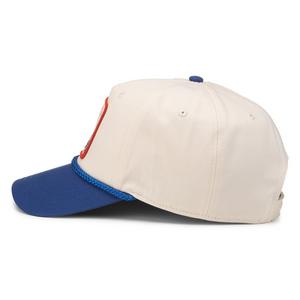American Needle Pabst Roscoe Snapback Cap-Cream