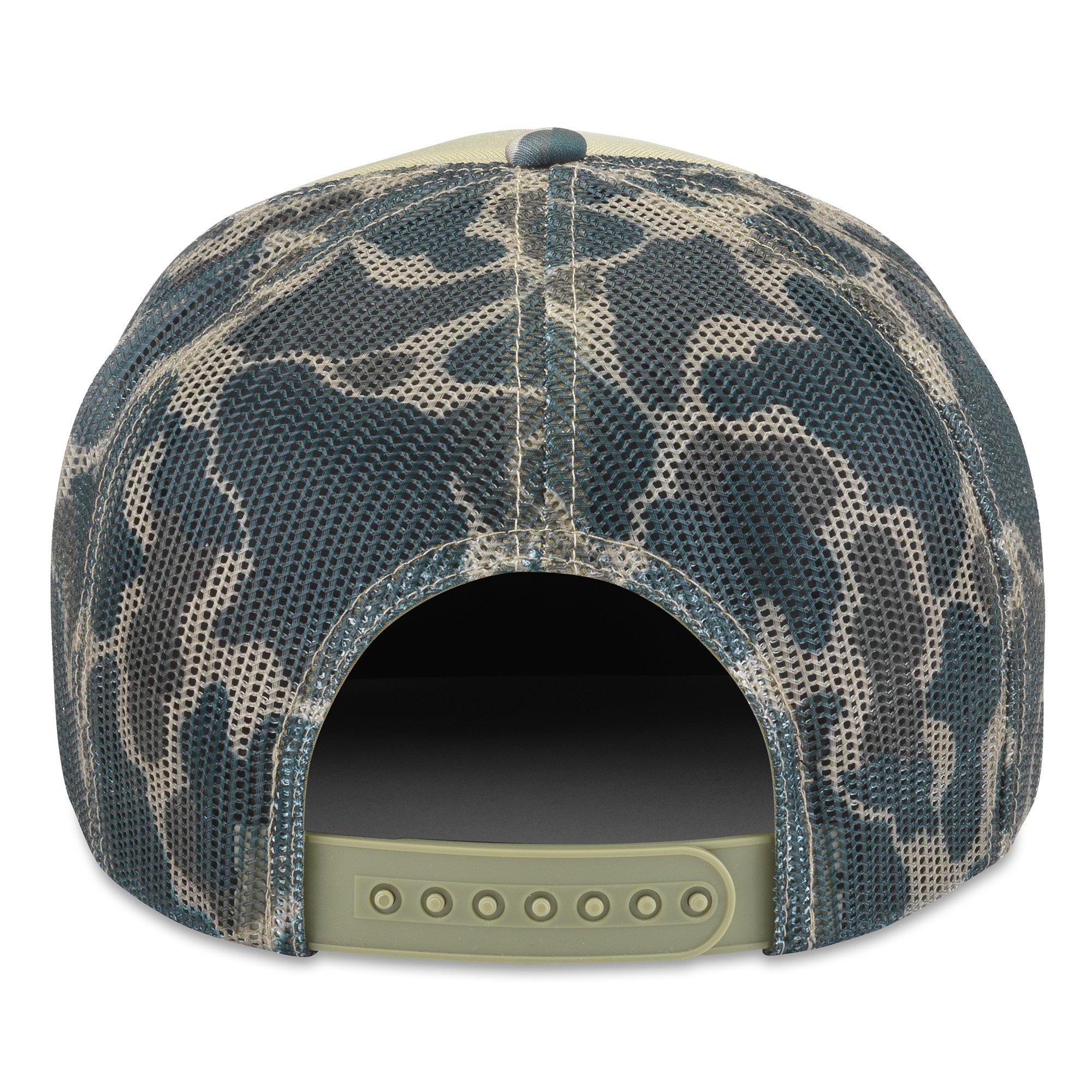American Needle Smokey Bear Mallard Foam Trucker Snapback Hat-Olive - OLIVE Thumbnail View 3