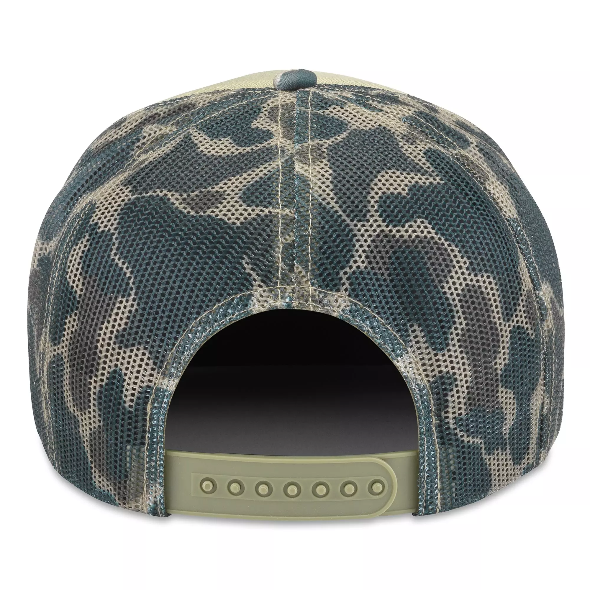 American Needle Smokey Bear Mallard Foam Trucker Snapback Hat-Olive - OLIVE