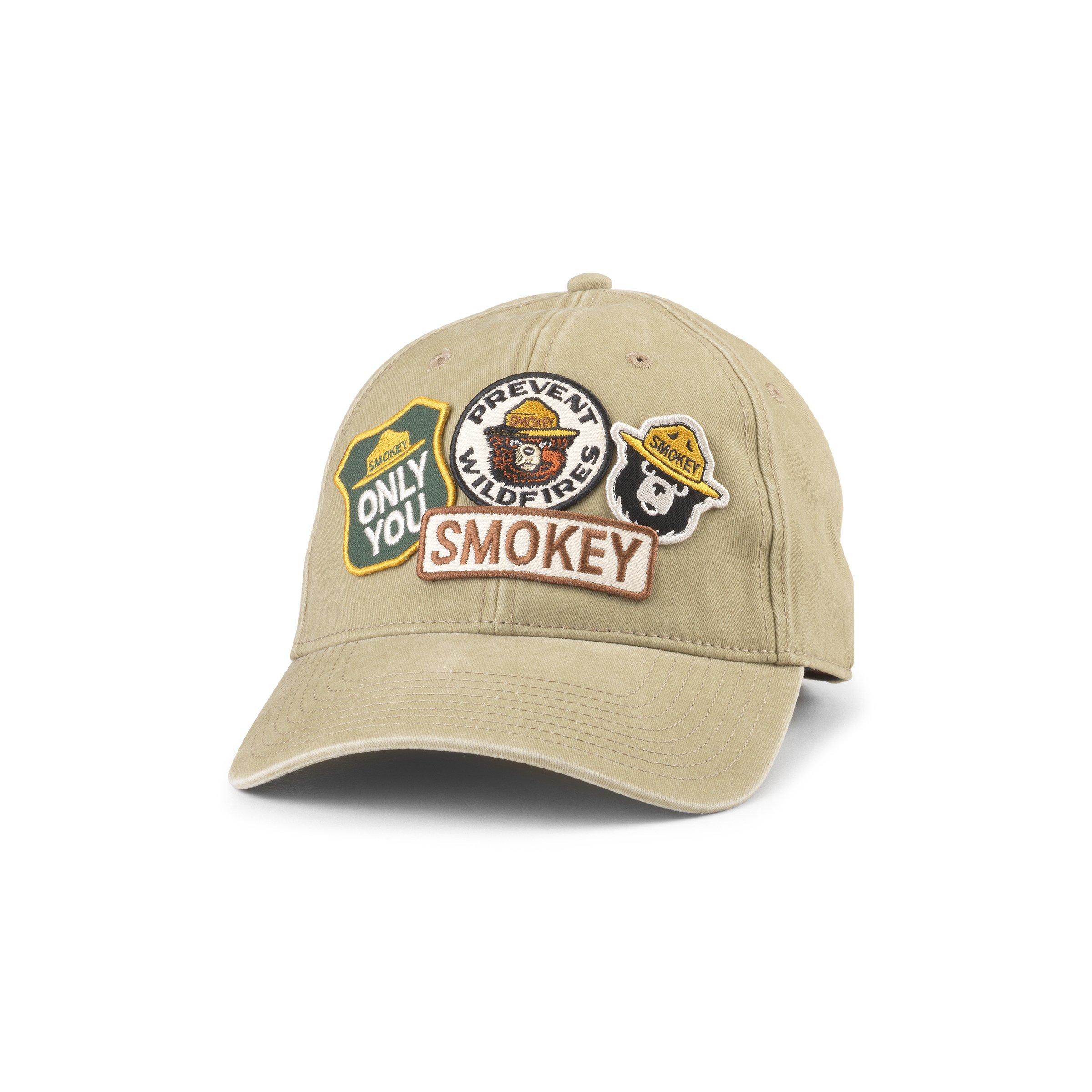 American Needle Smokey Bear Icon Snapback Cap-Khaki - KHAKI Thumbnail View 1