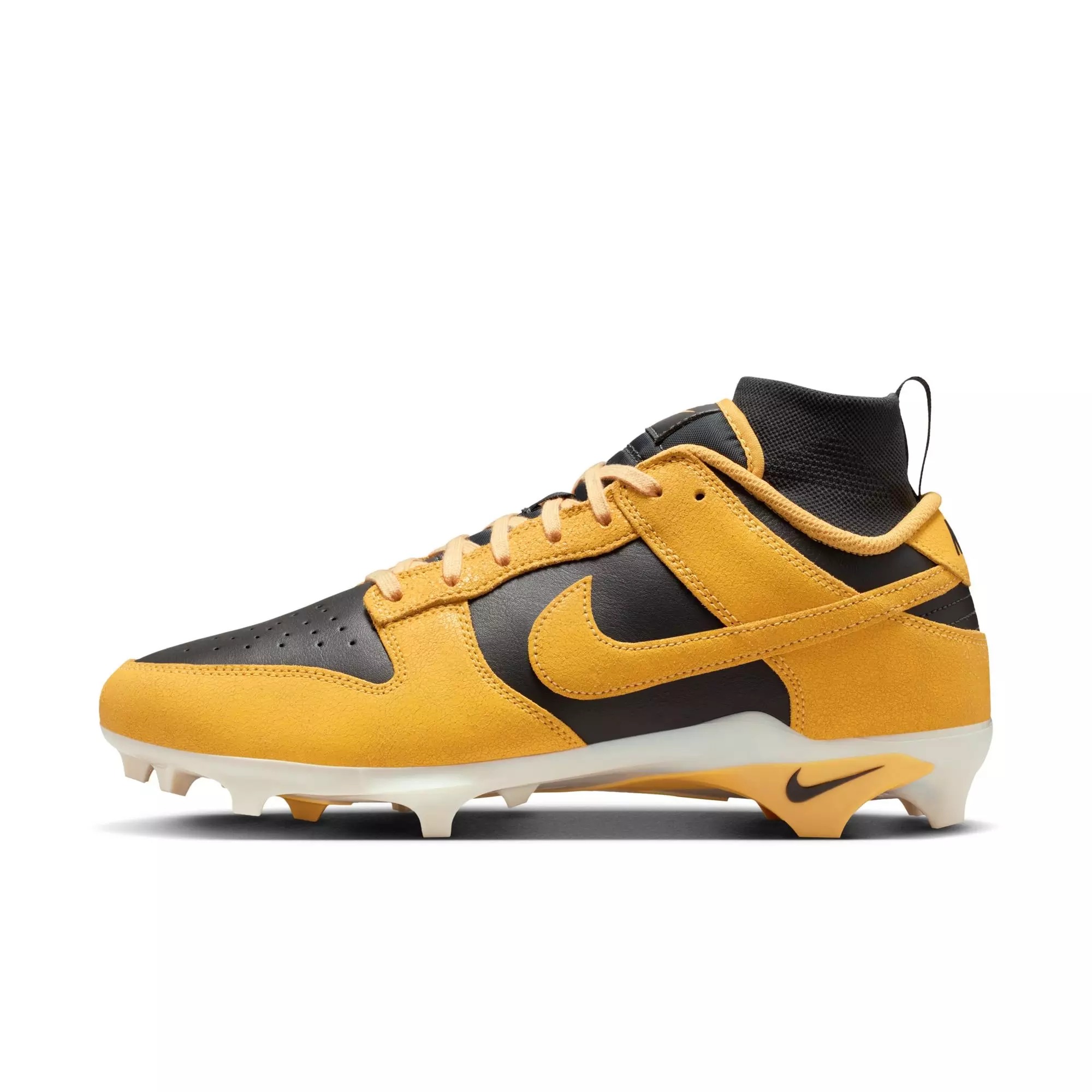 Nike Alpha Menace 4 Dunk SE "Anthracite/Solar Flare/Pale Ivory" Men's Football Cleat - GREY/YELLOW