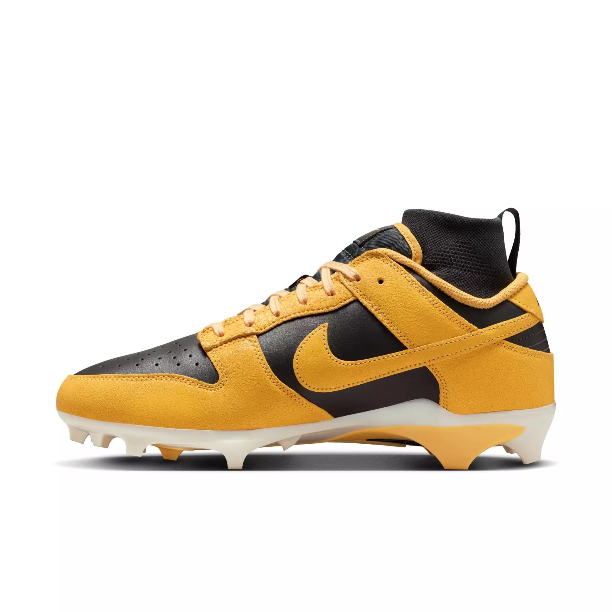 Nike Alpha Menace 4 Dunk SE "Anthracite/Solar Flare/Pale Ivory" Men's Football Cleat - GREY/YELLOW