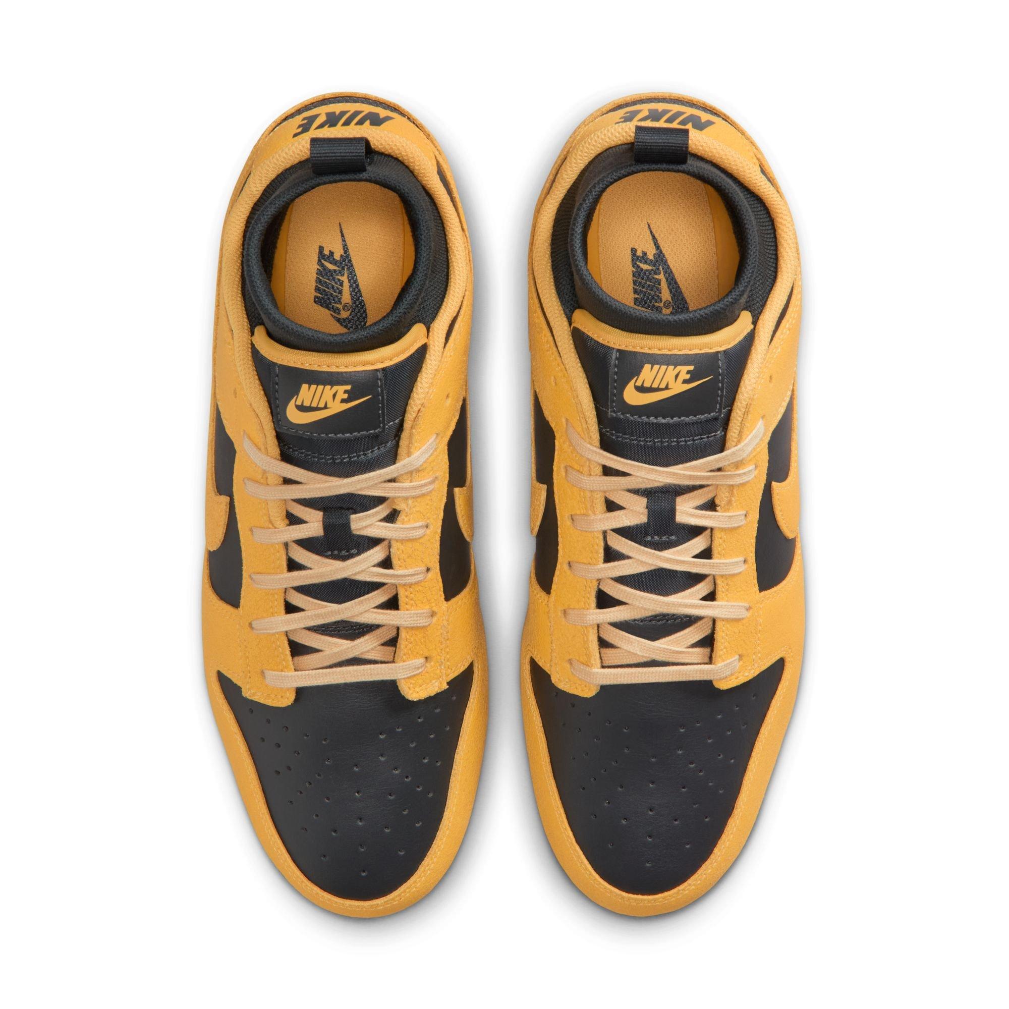 Nike Alpha Menace 4 Dunk SE "Anthracite/Solar Flare/Pale Ivory" Men's Football Cleat - GREY/YELLOW Thumbnail View 6