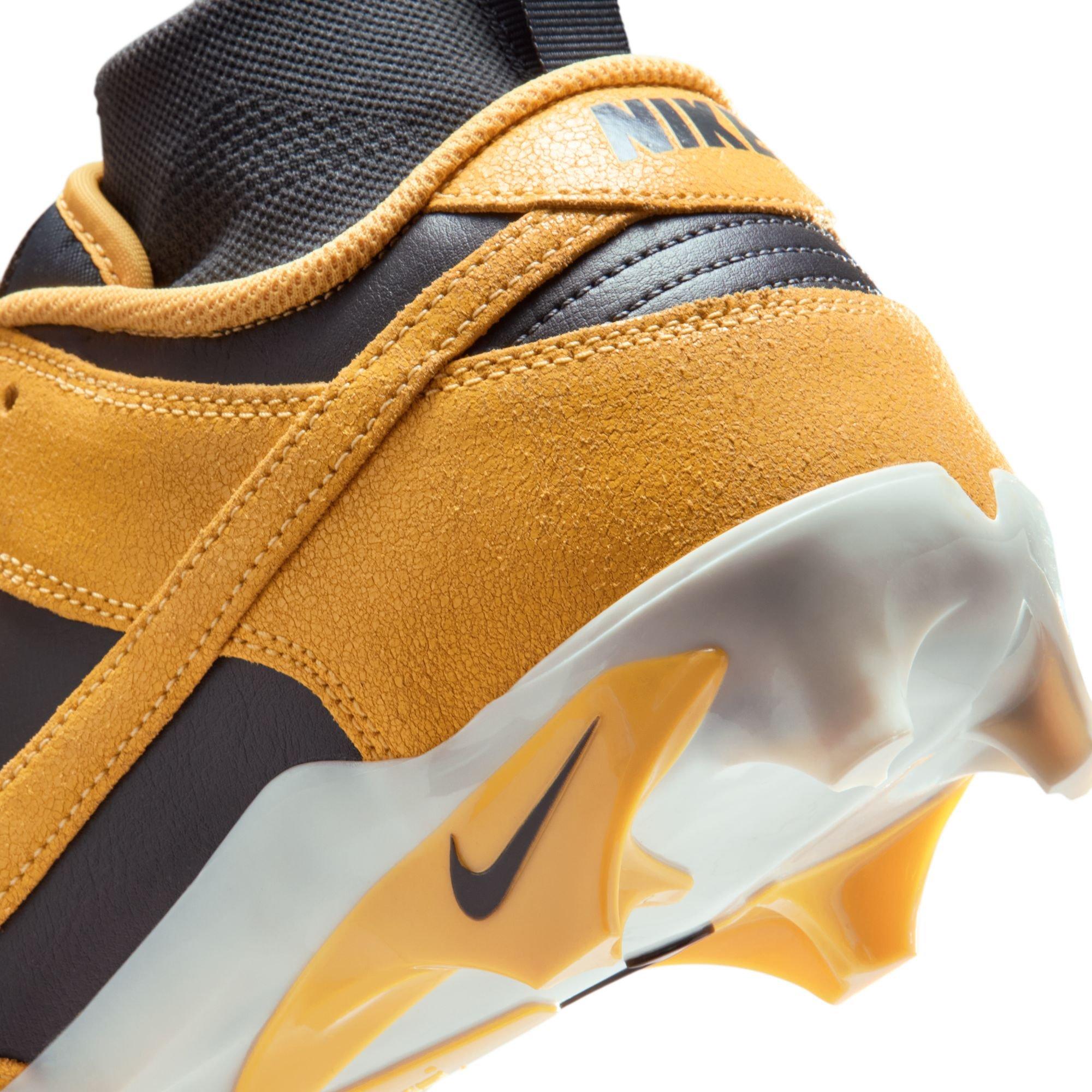Nike Alpha Menace 4 Dunk SE "Anthracite/Solar Flare/Pale Ivory" Men's Football Cleat - GREY/YELLOW Thumbnail View 11