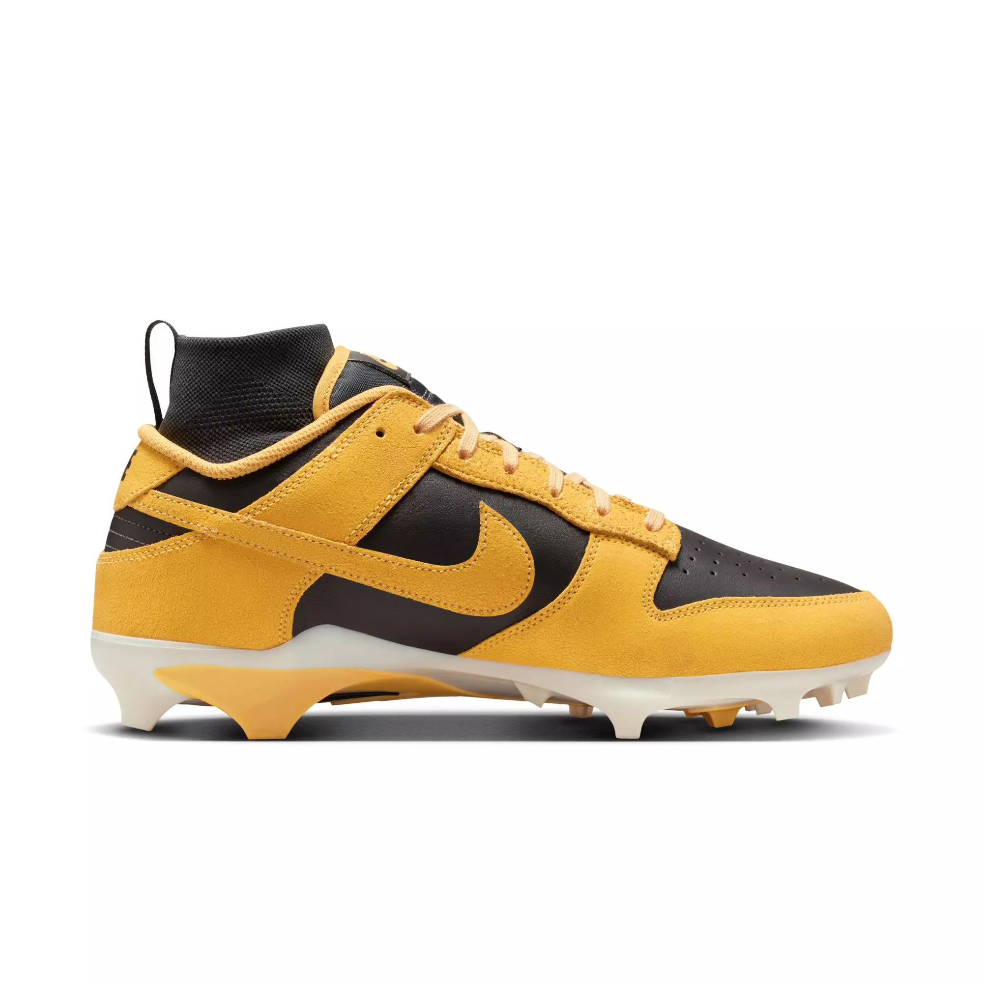 Nike Alpha Menace 4 Dunk SE "Anthracite/Solar Flare/Pale Ivory" Men's Football Cleat - GREY/YELLOW