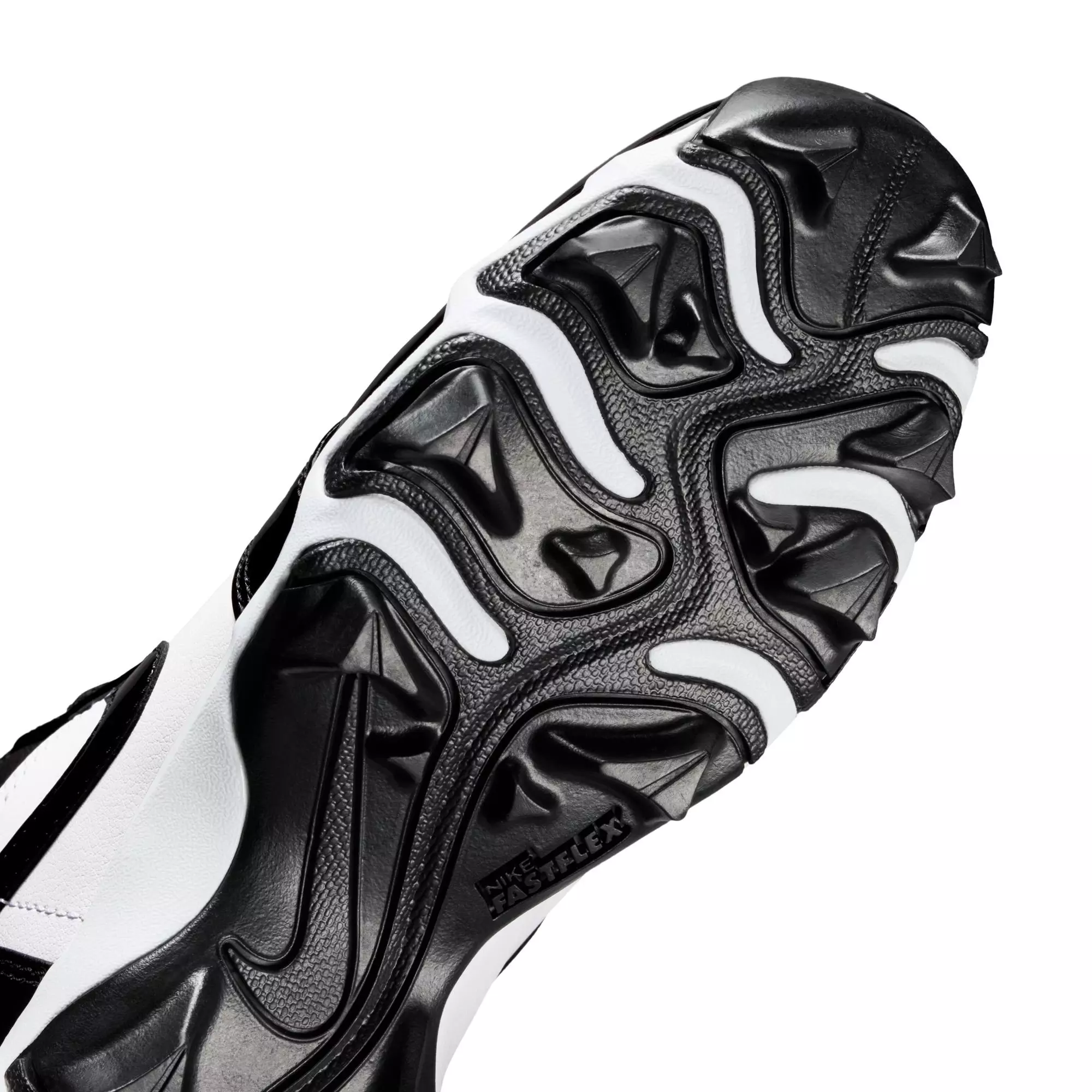 Jordan 1 Low "White/Black" Grade School Boys' Football Cleat - WHITE/BLACK