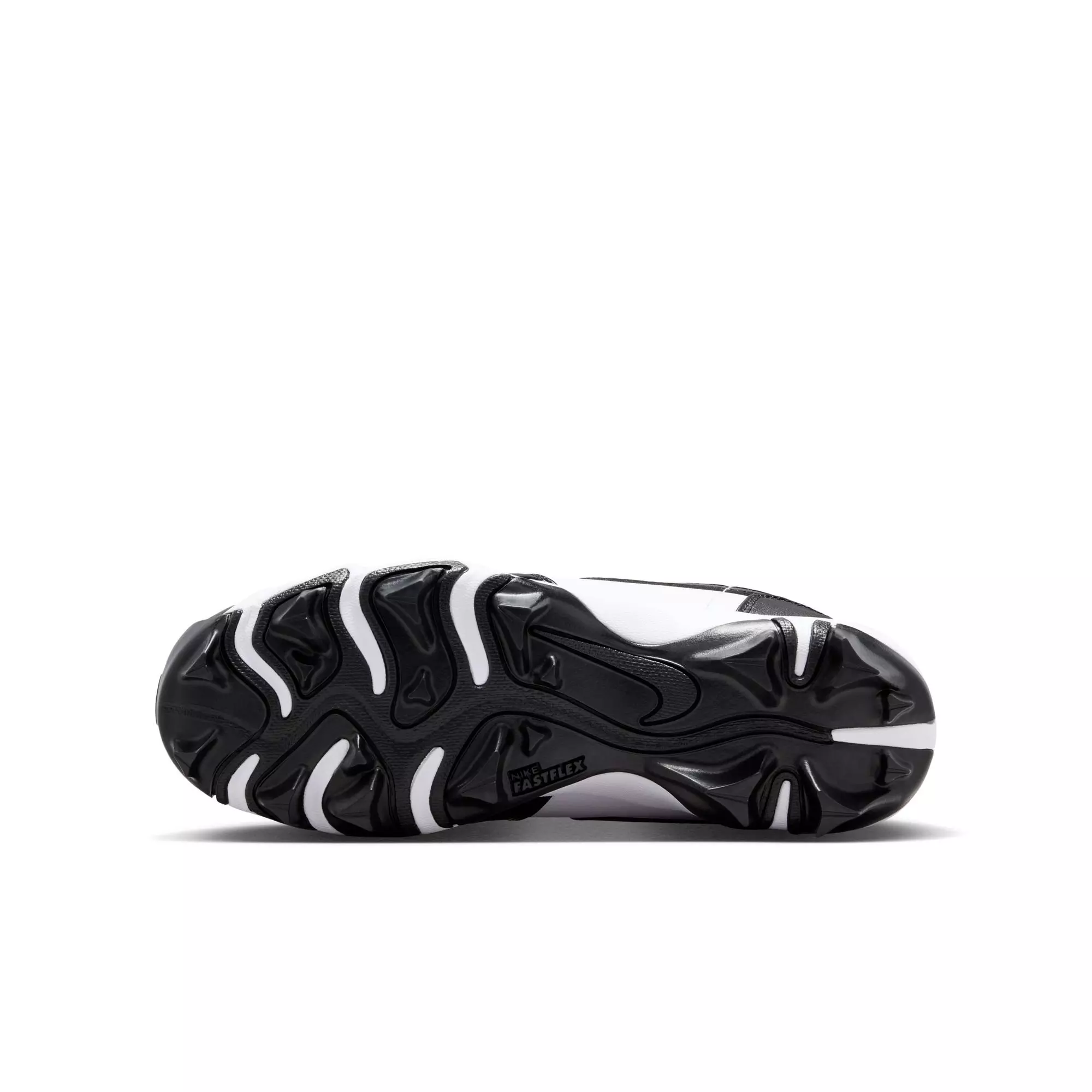 Jordan 1 Low "White/Black" Grade School Boys' Football Cleat - WHITE/BLACK