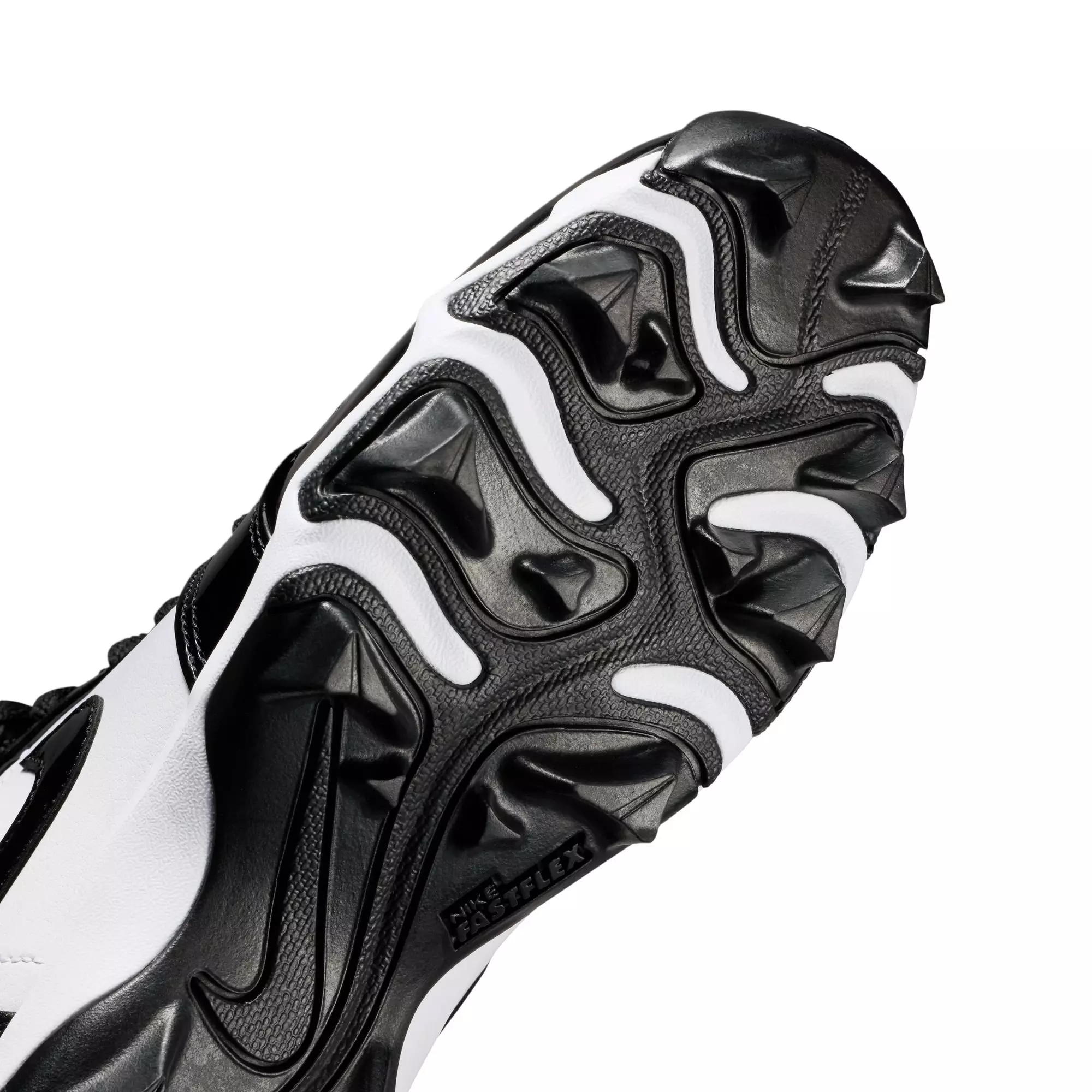 Jordan 1 Mid "White/Black" Preschool Boys' Football Cleat - WHITE/BLACK