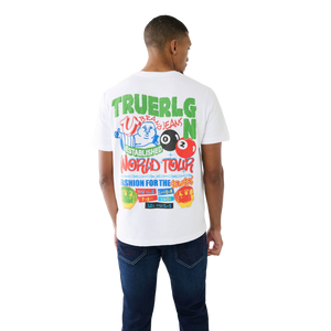 True Religion Men's Billiard Buddha Logo Tee