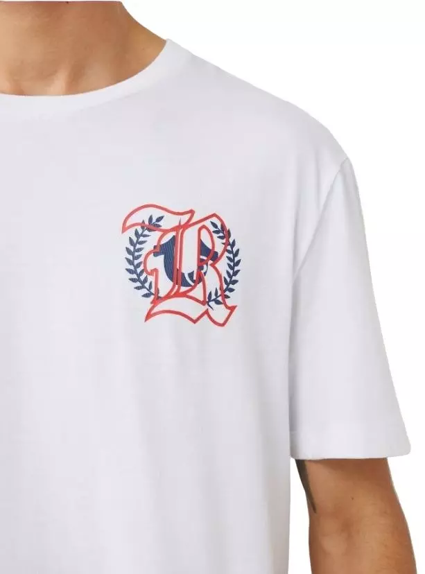 True Religion Men's Relaxed Multi Print Tee - WHITE