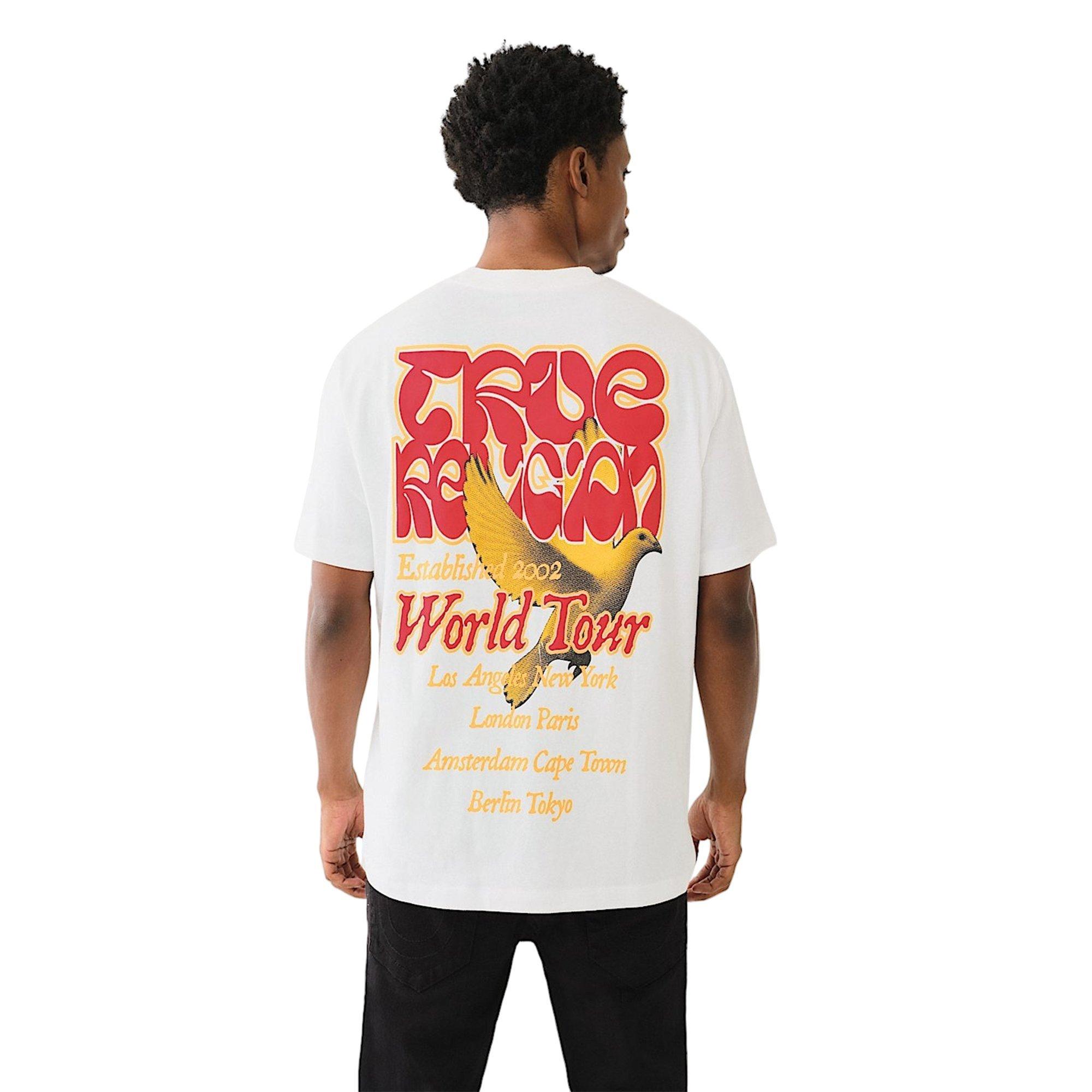 True Religion Men's True Dove Puff Print Tee - WHITE Thumbnail View 2