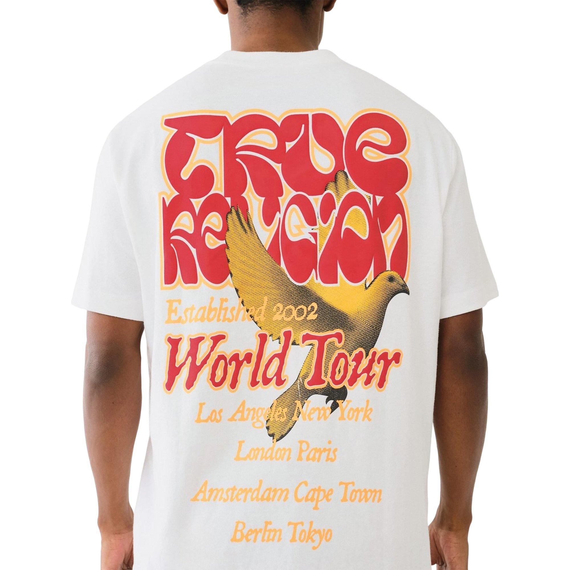 True Religion Men's True Dove Puff Print Tee - WHITE Thumbnail View 5