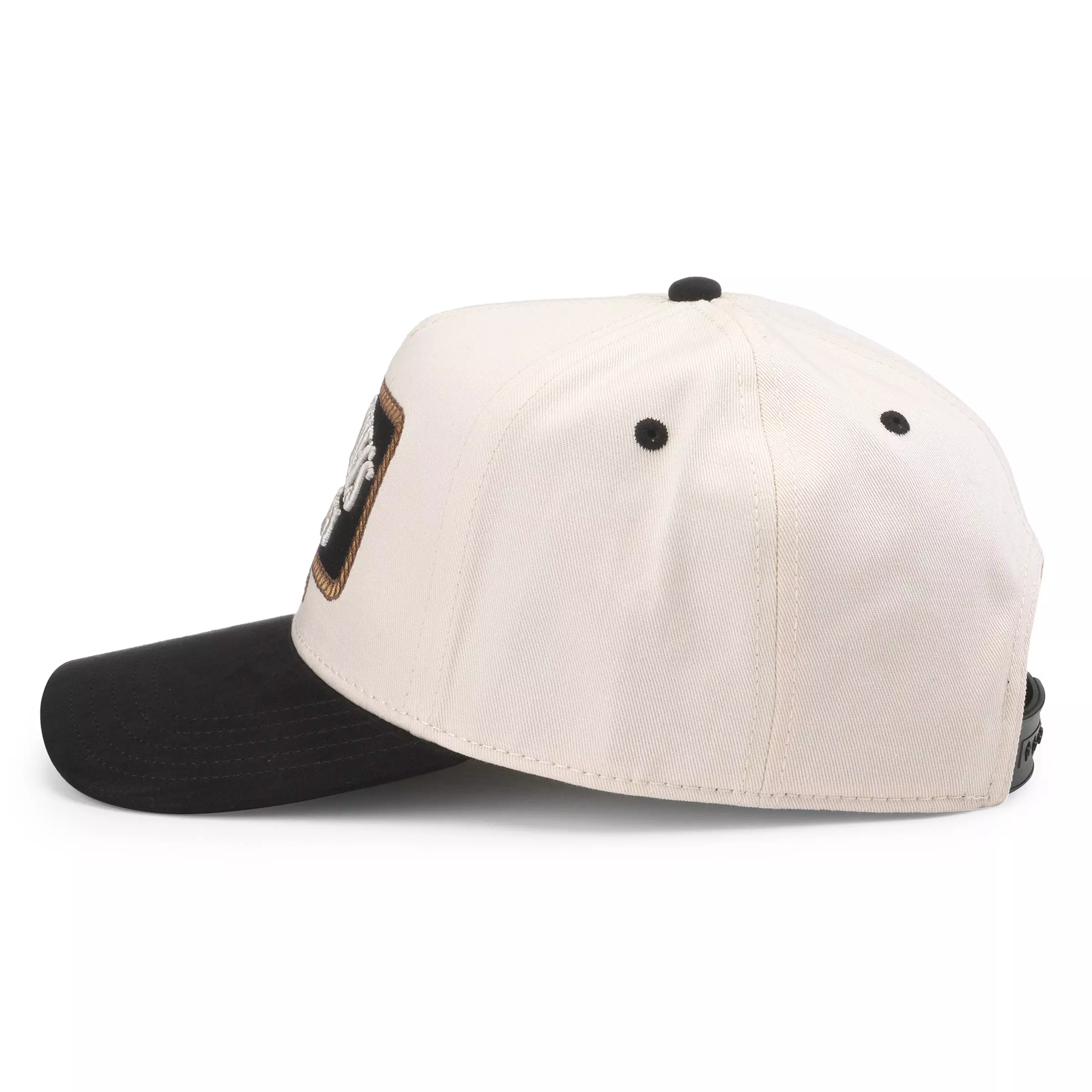 American Needle Jack Daniels Wrangler Snapback Hat-Ivory - IVORY