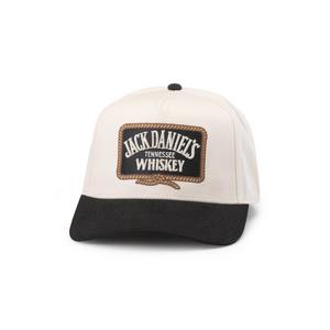 American Needle Jack Daniels Wrangler Snapback Hat-Ivory