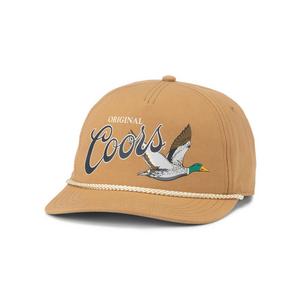 American Needle Coors Canvas Cappy Snapback-Wheat