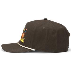 American Needle Miller High Life Canvas Cappy Snapback-Olive