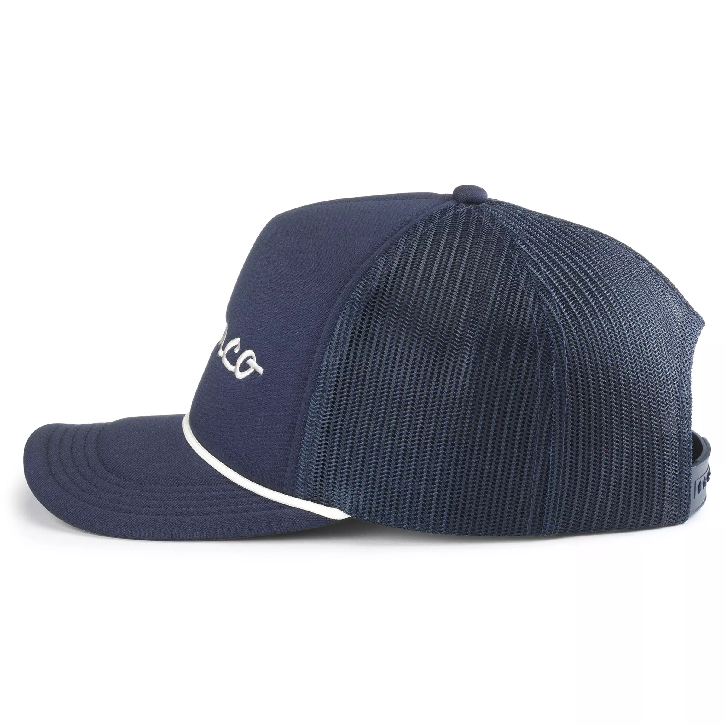 American Needle Bronco Foamy Roscoe Embroidered Snapback Hat-Navy - NAVY