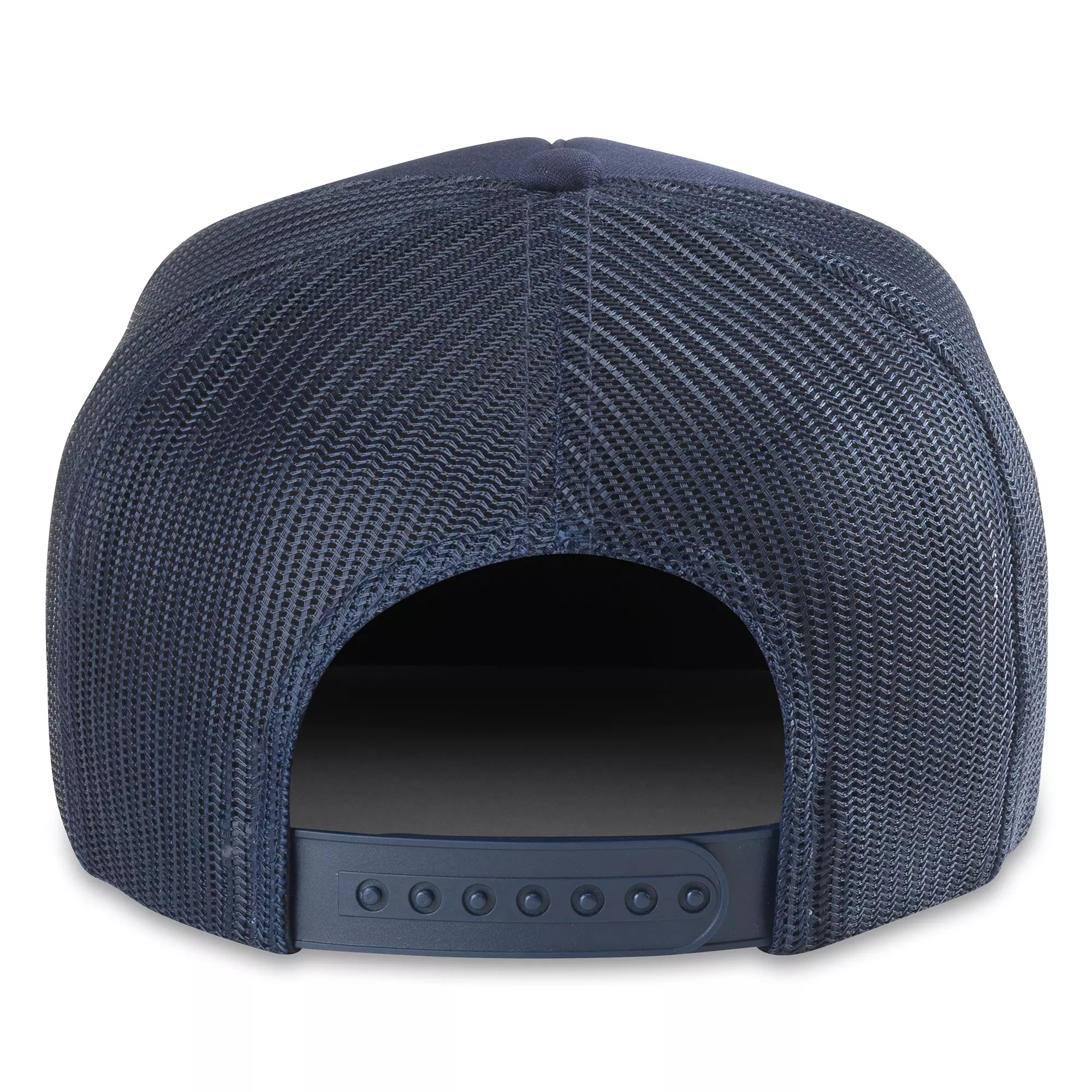 American Needle Bronco Foamy Roscoe Embroidered Snapback Hat-Navy - NAVY