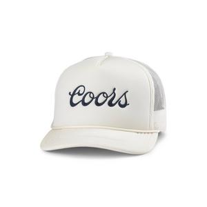 American Needle Coors Foamy Roscoe Embroidered Snapback Hat-Off-White