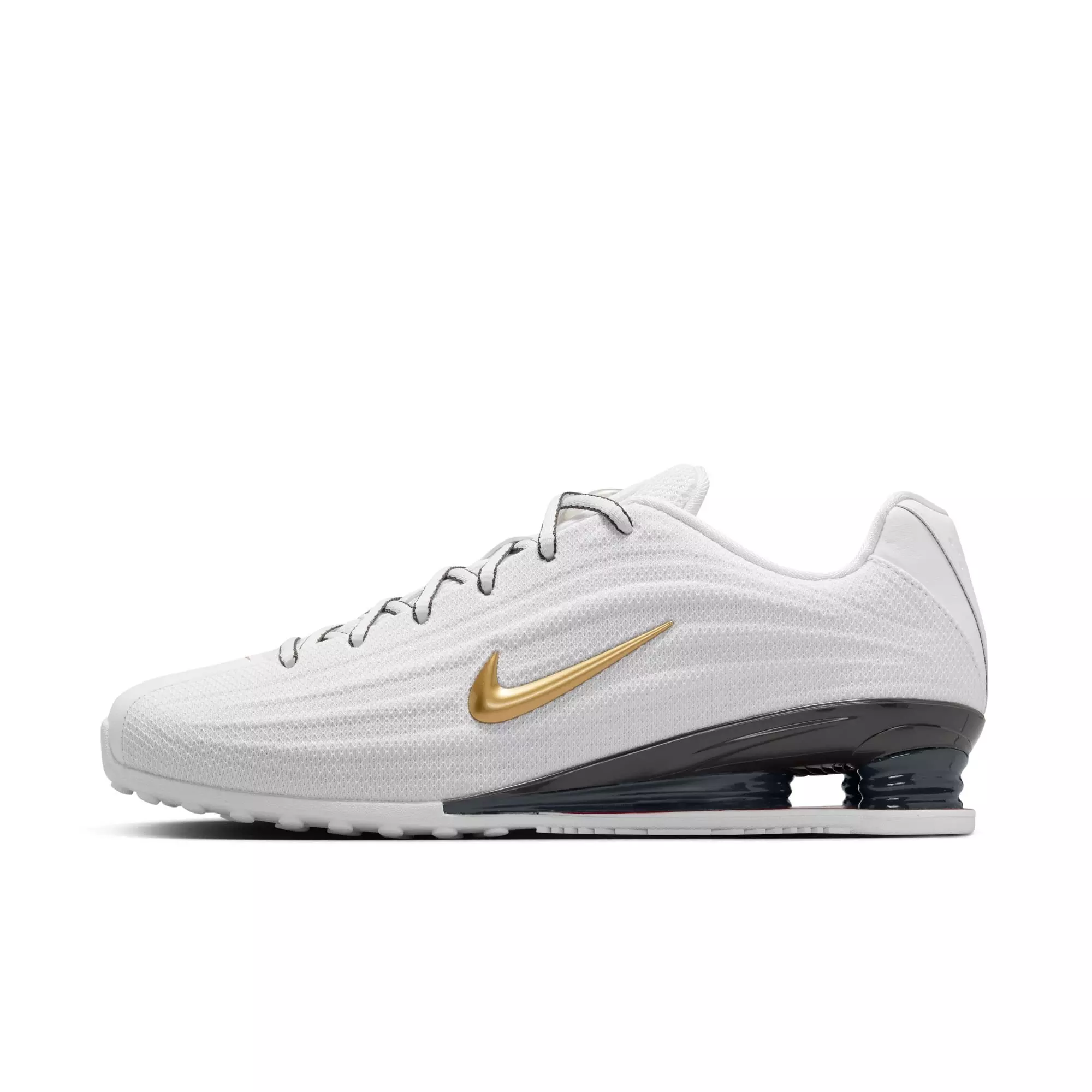 Nike Shox Z "White/Metallic Gold" Women's Shoe - WHITE/RED/GOLD