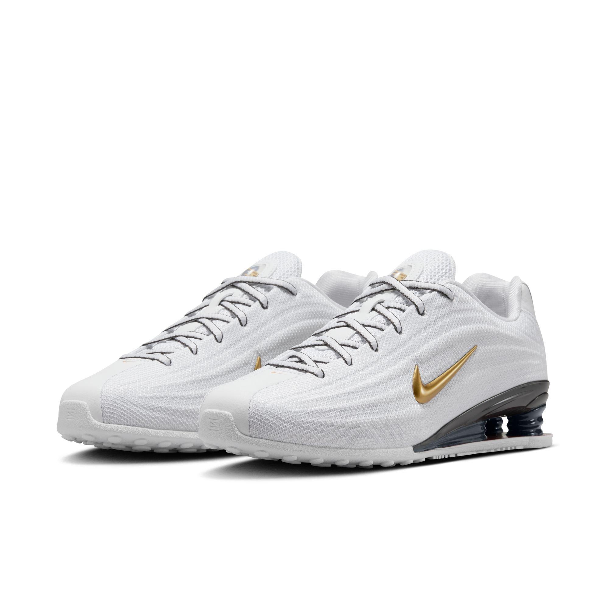 Nike Shox Z "White/Metallic Gold" Women's Shoe - WHITE/RED/GOLD Thumbnail View 5