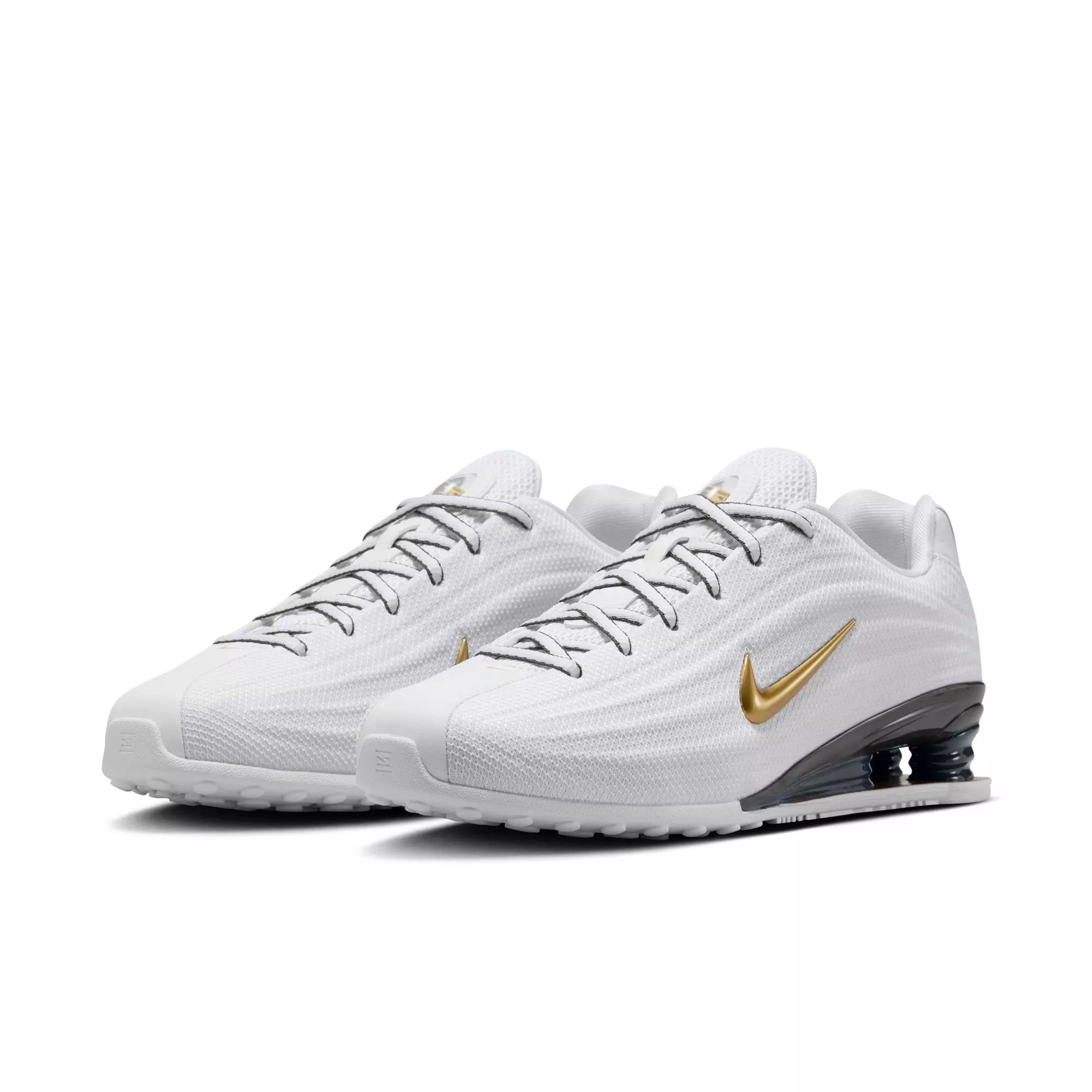 Nike Shox Z "White/Metallic Gold" Women's Shoe - WHITE/RED/GOLD