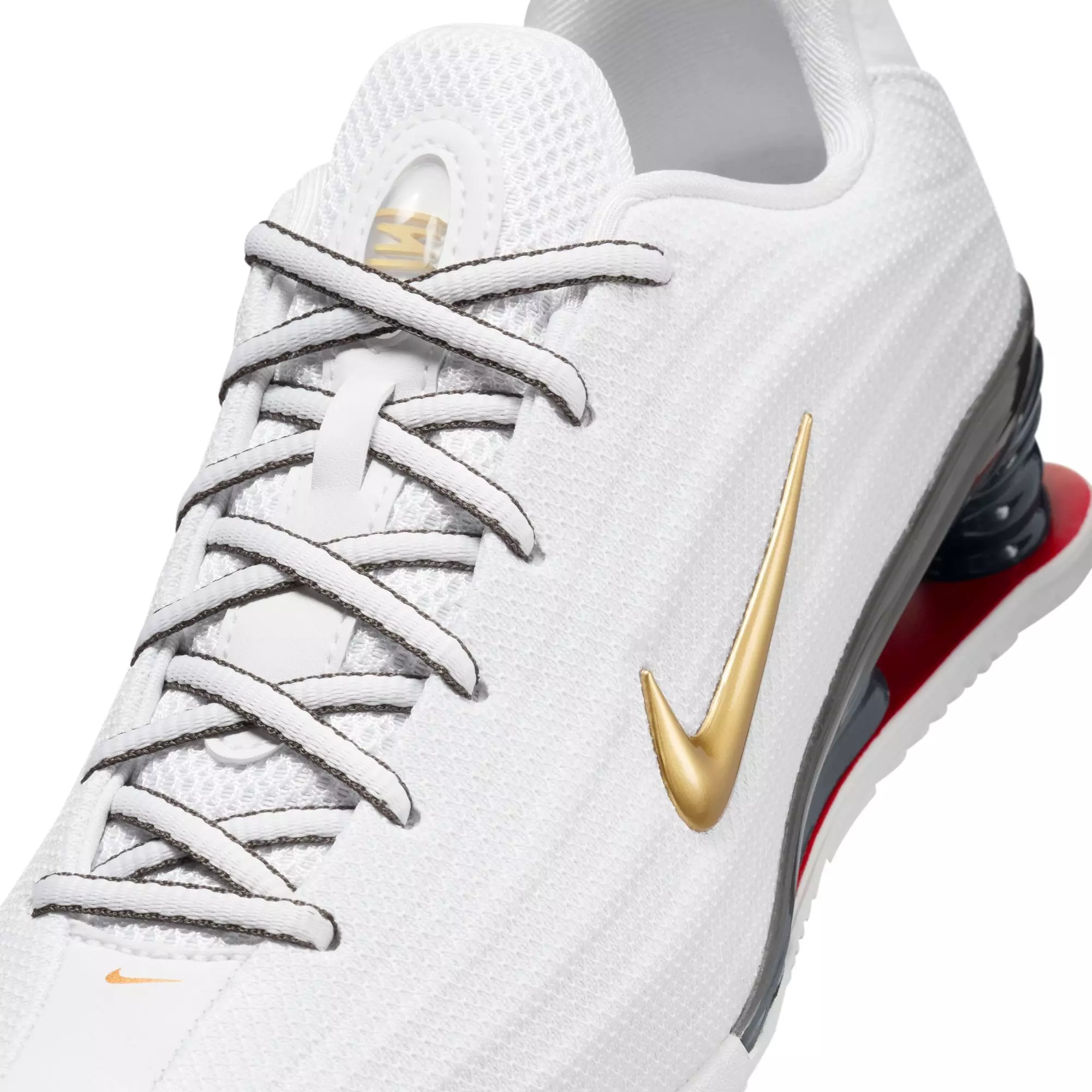Nike Shox Z "White/Metallic Gold" Women's Shoe - WHITE/RED/GOLD